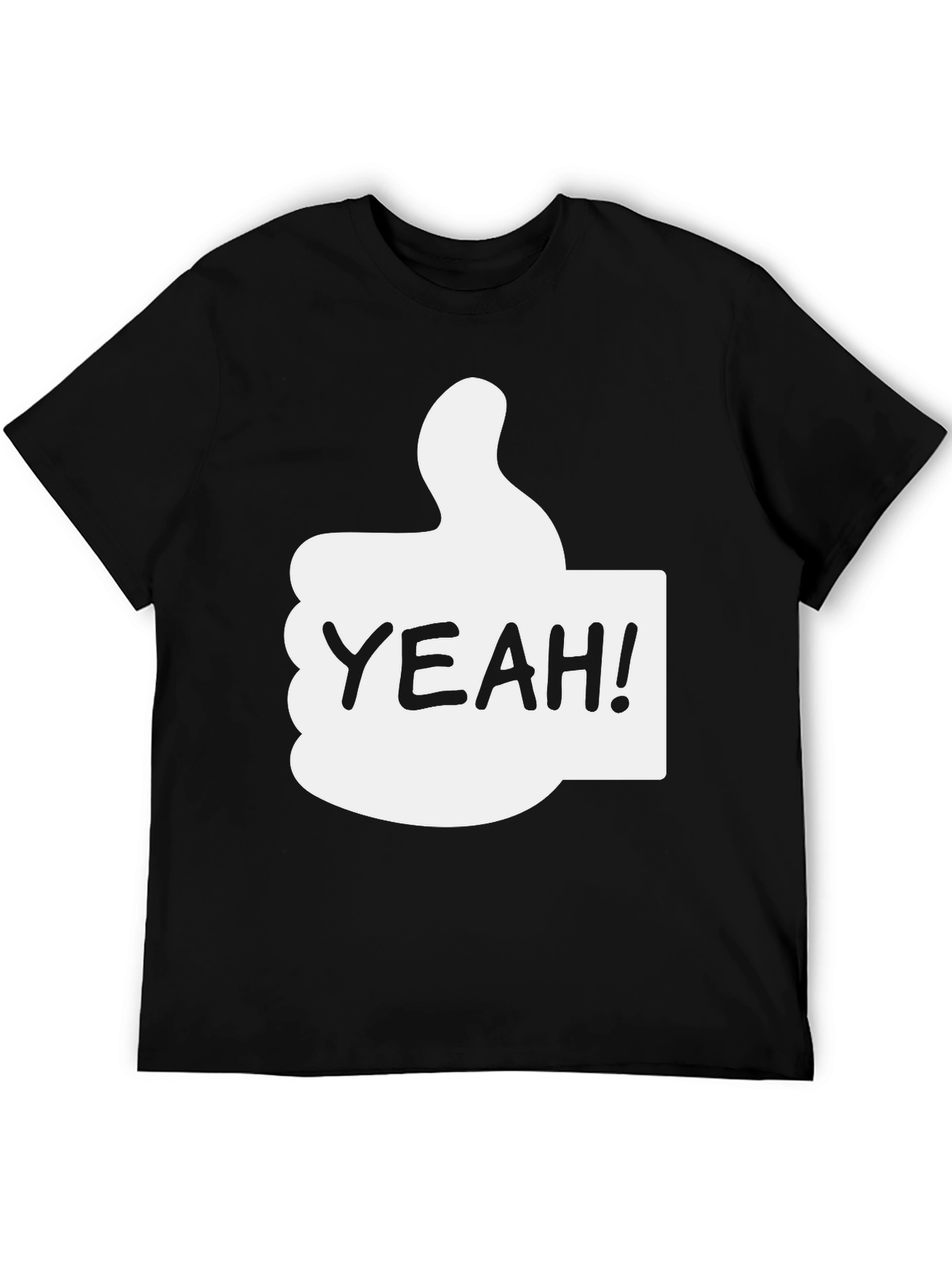 Yeah! Thumbs Up Graphic Tee - Cool Casual Style