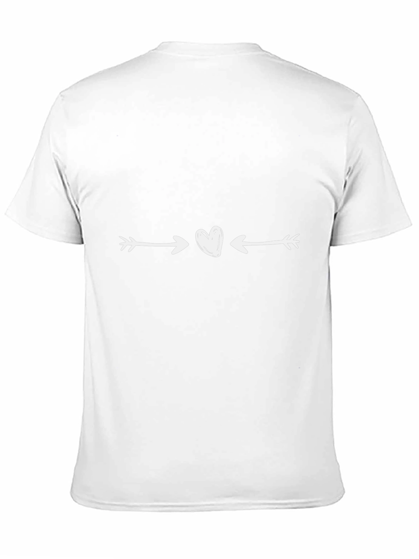 Heart Arrow Black T-Shirt