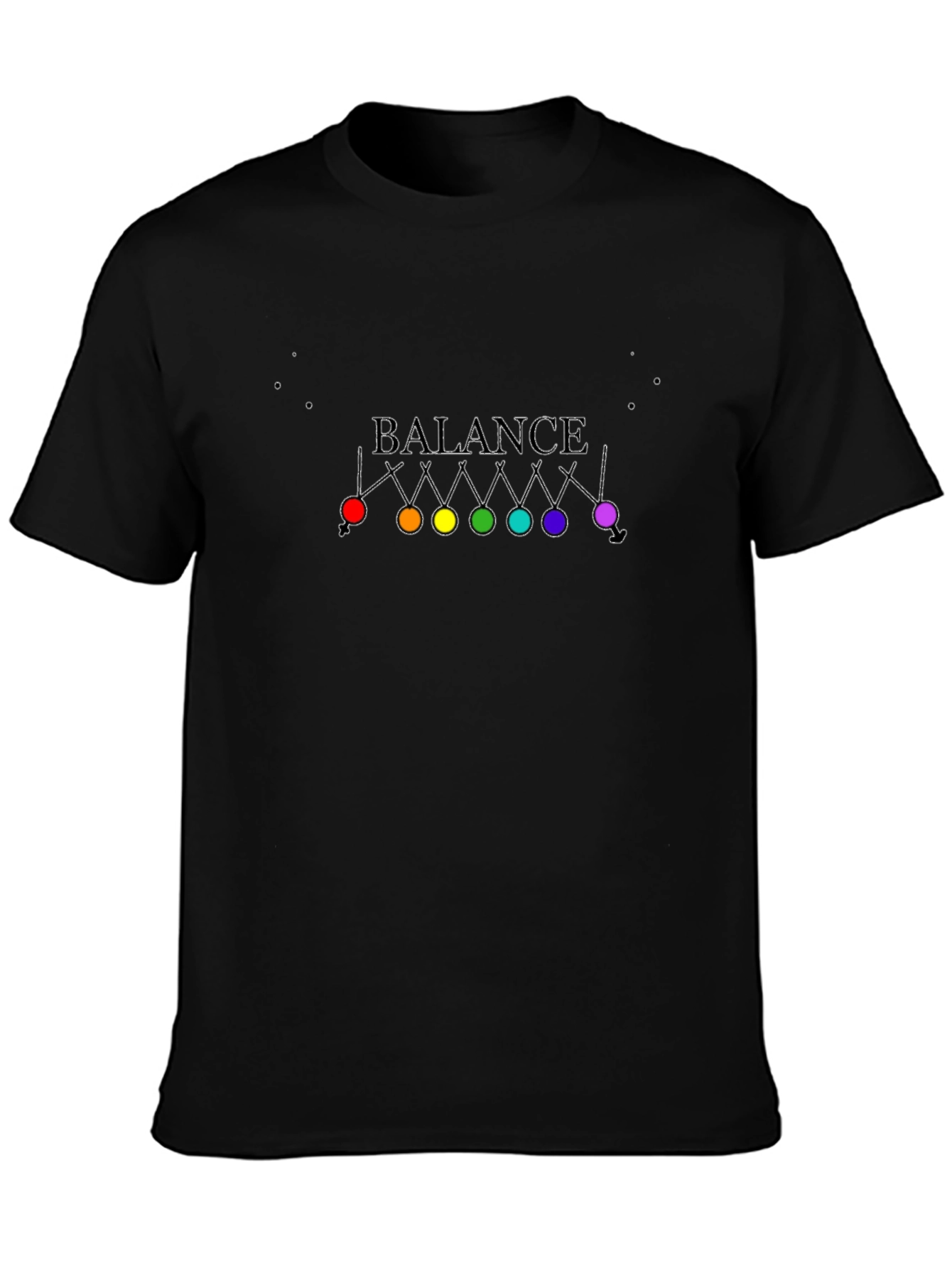 Balance Newtons Cradle Graphic Tee - Black