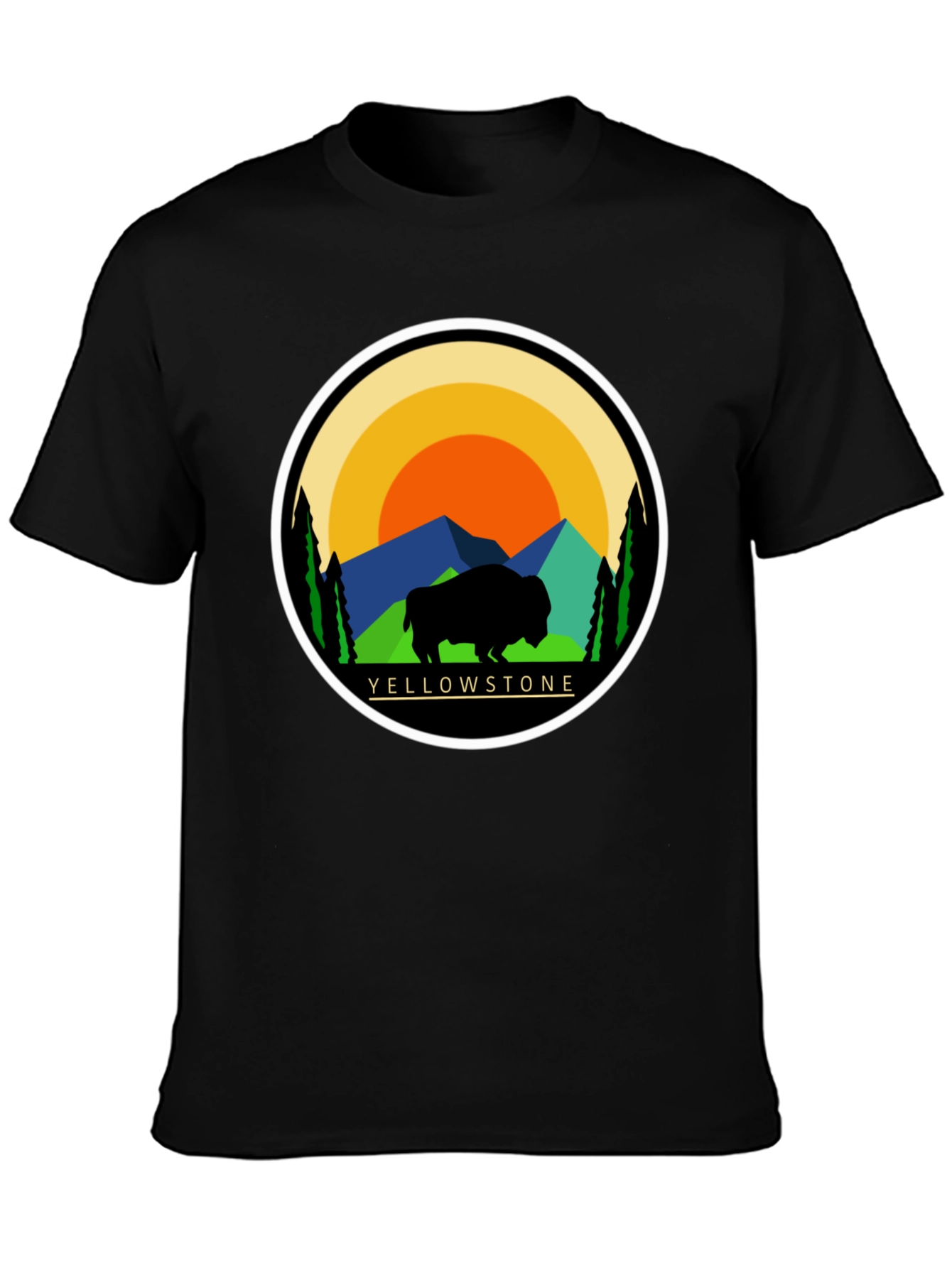 Yellowstone Bison Graphic Tee