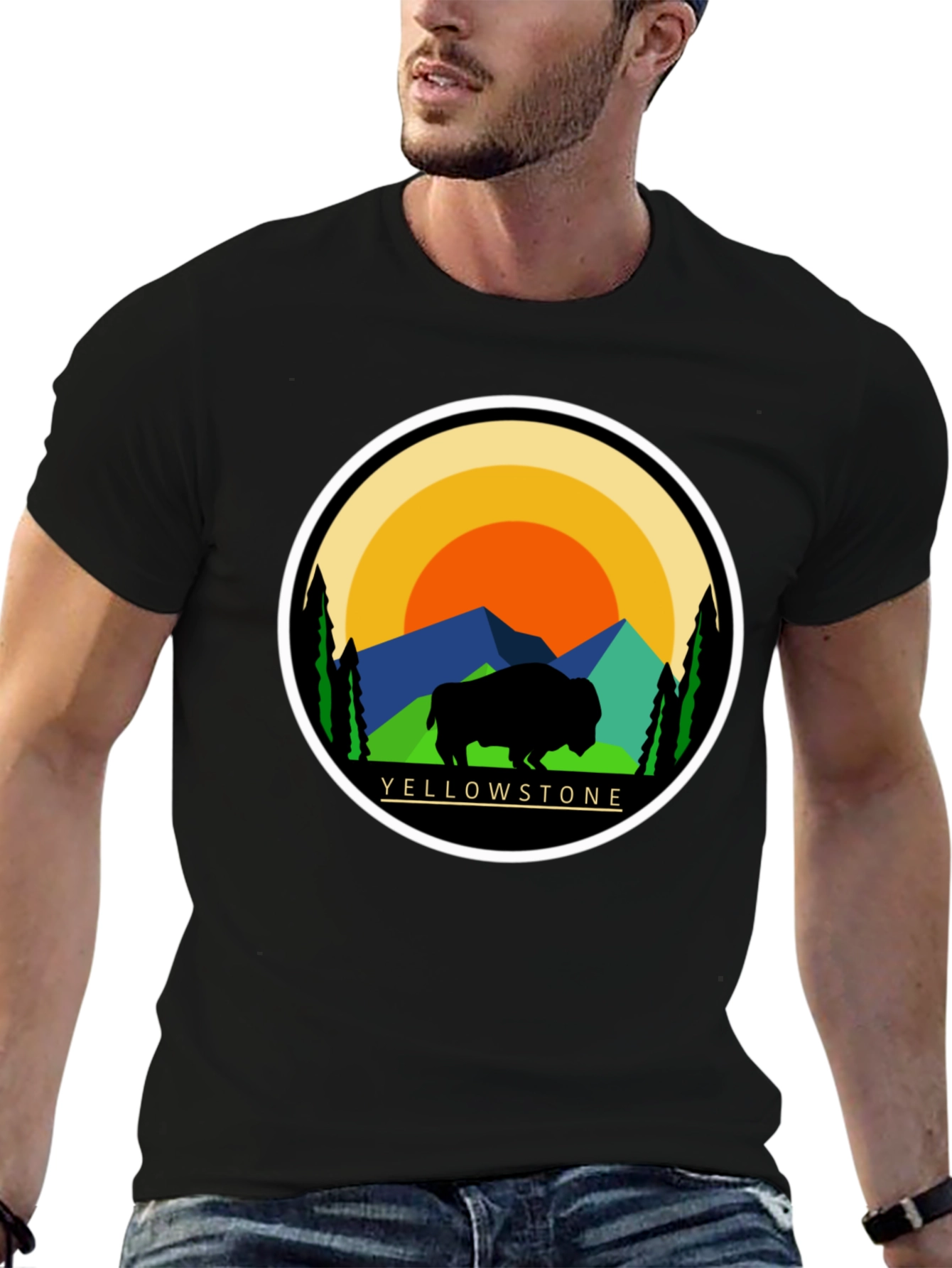 Yellowstone Bison Graphic Tee