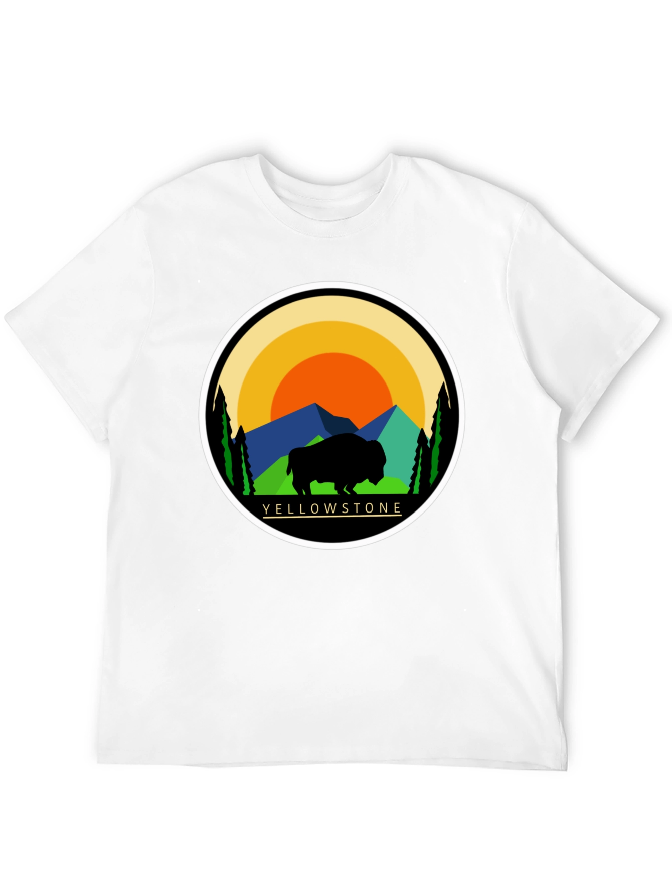 Yellowstone Bison Graphic Tee