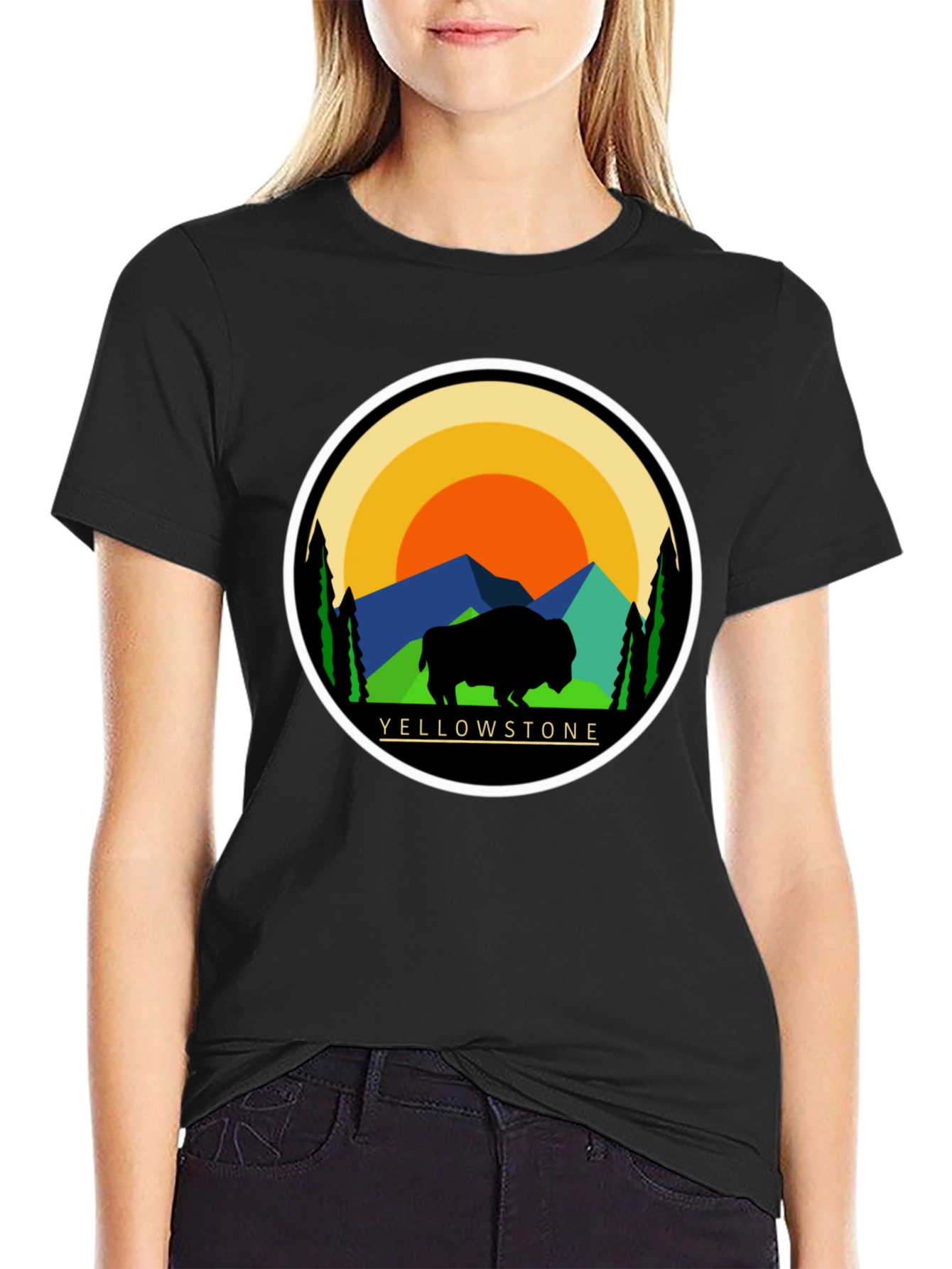 Yellowstone Bison Graphic Tee