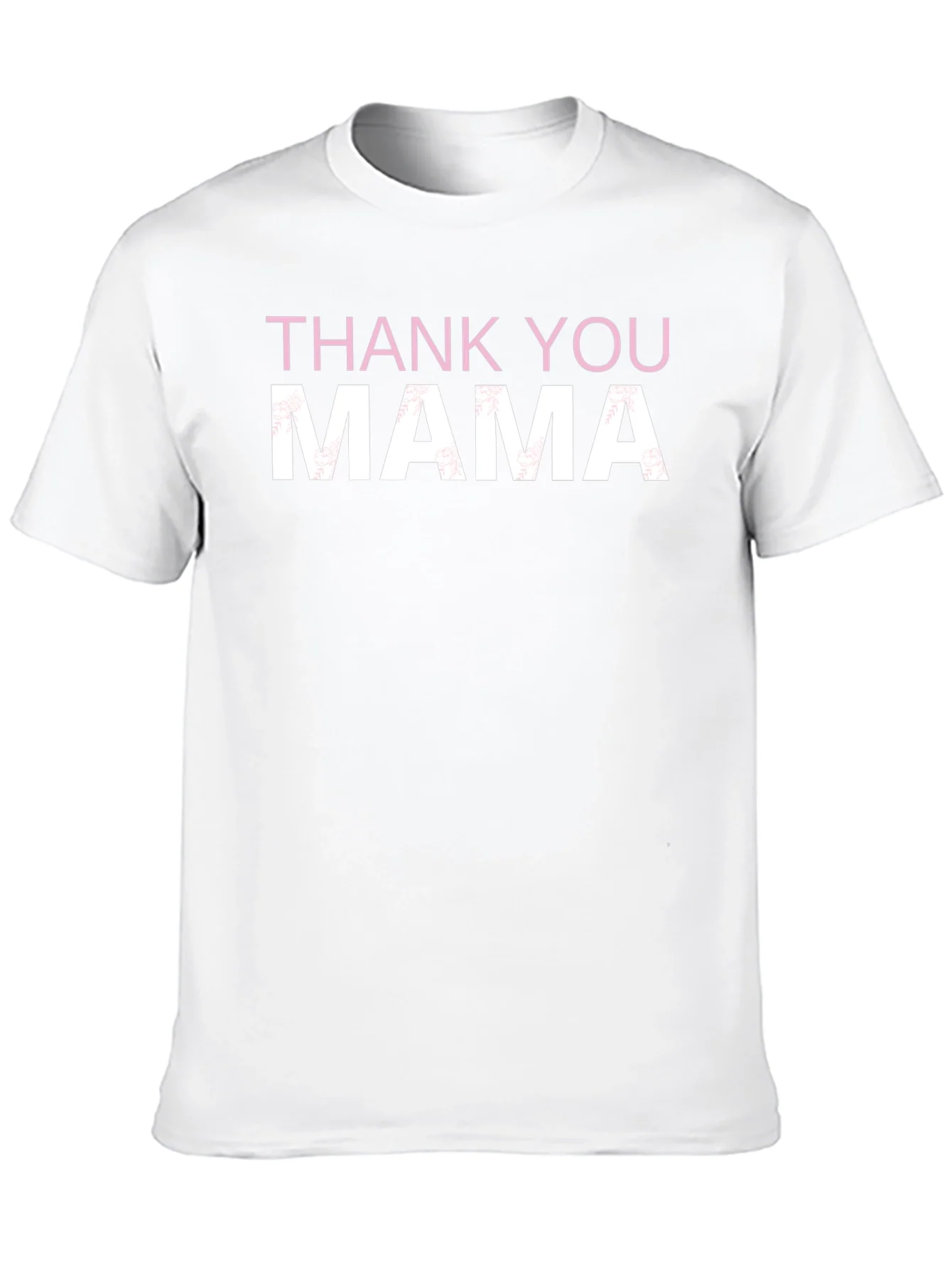 Thank You Mama Graphic T-Shirt - Black