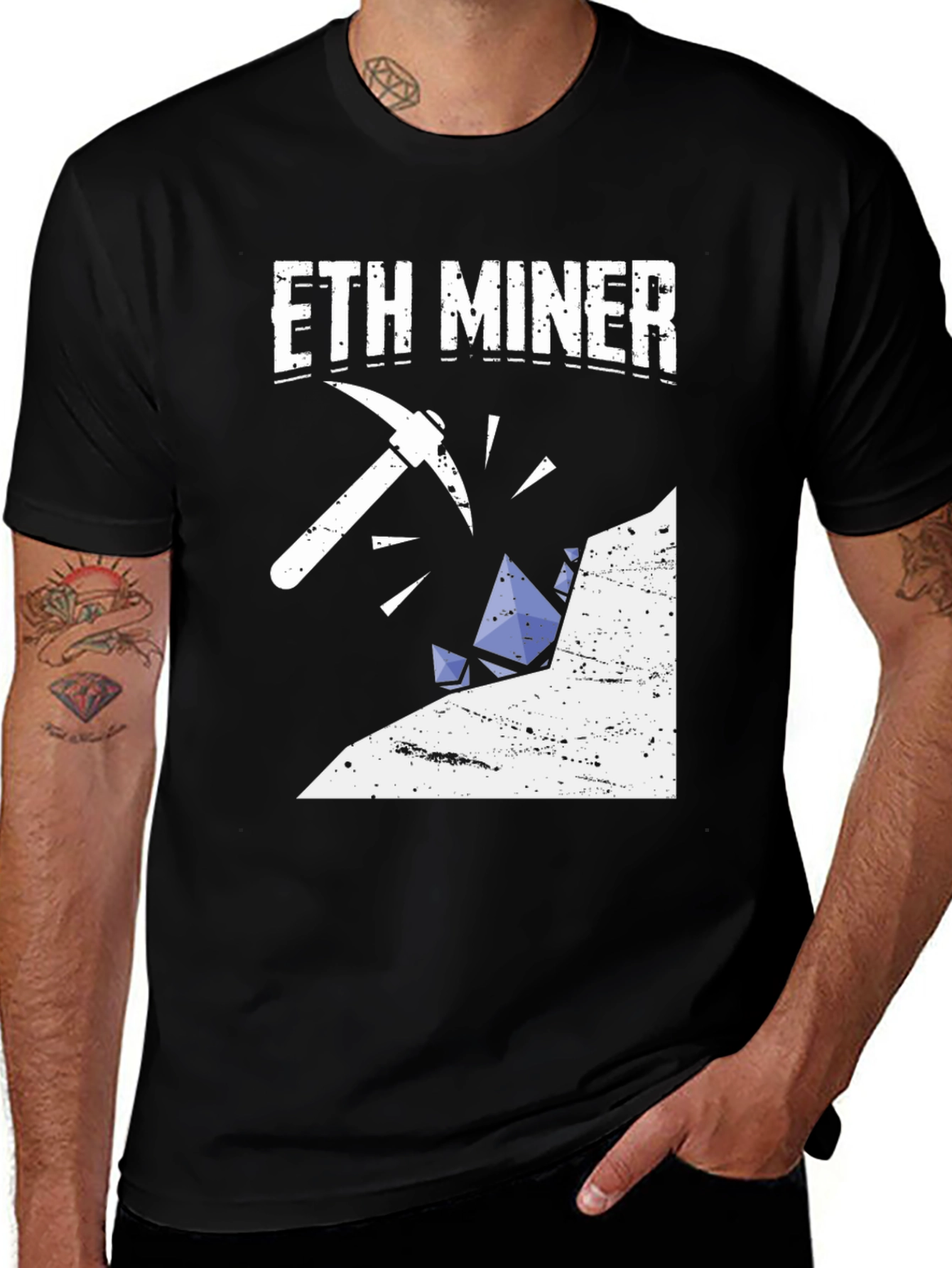 ETH Miner T-Shirt Crypto Mining Tee