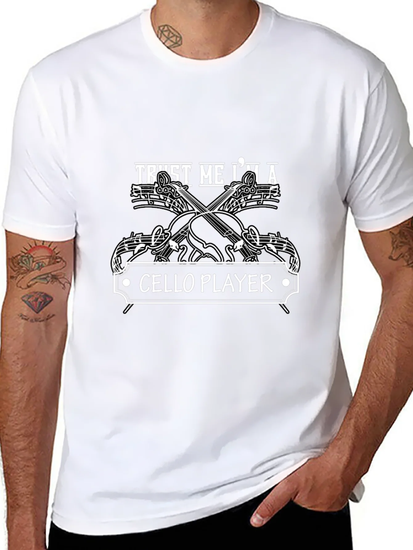 Trust Me Im a Cello Player Graphic T-Shirt