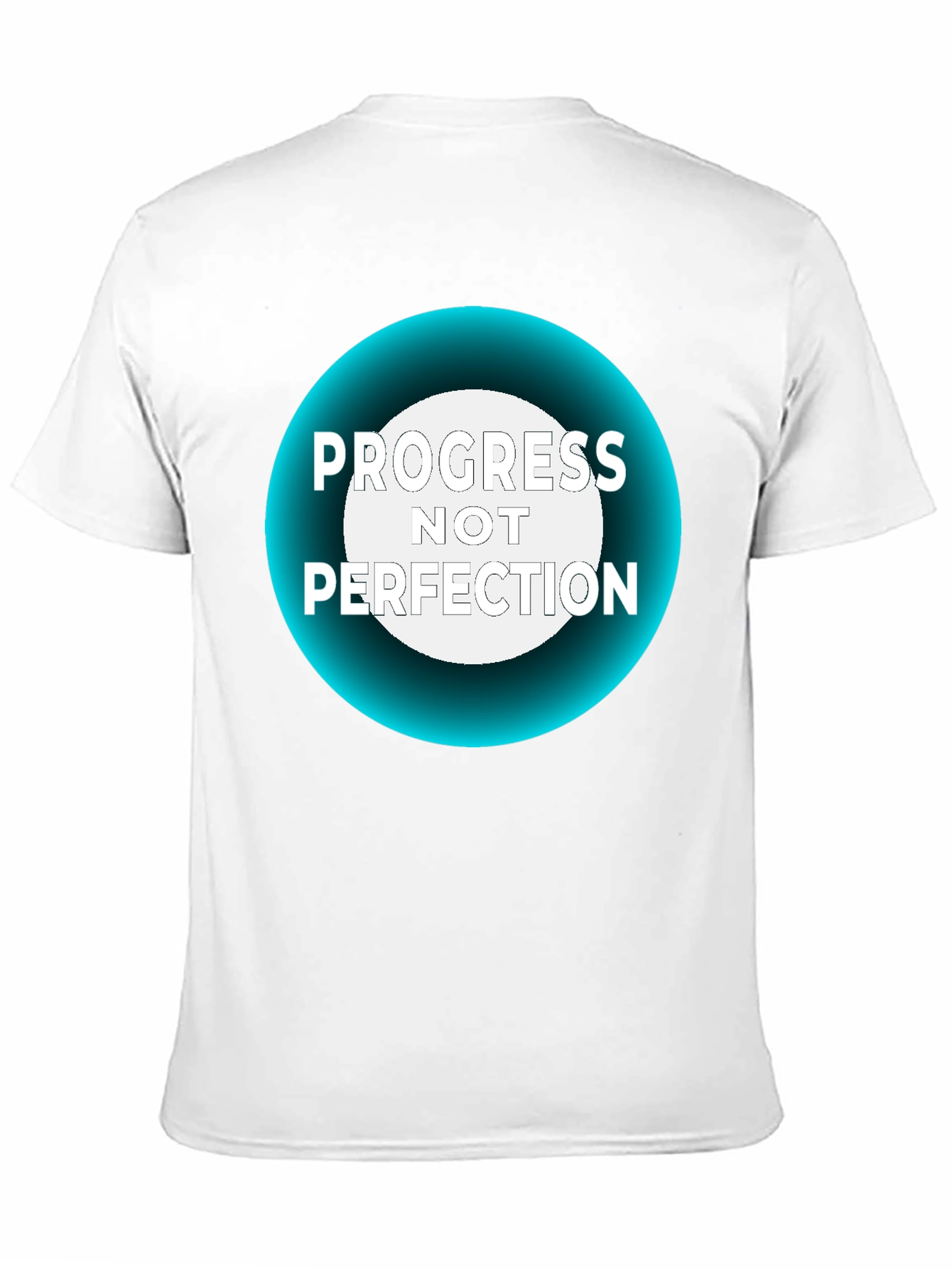 Progress Not Perfection Black T-Shirt