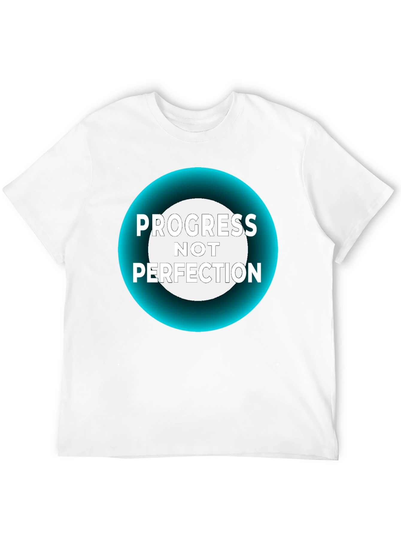 Progress Not Perfection Black T-Shirt