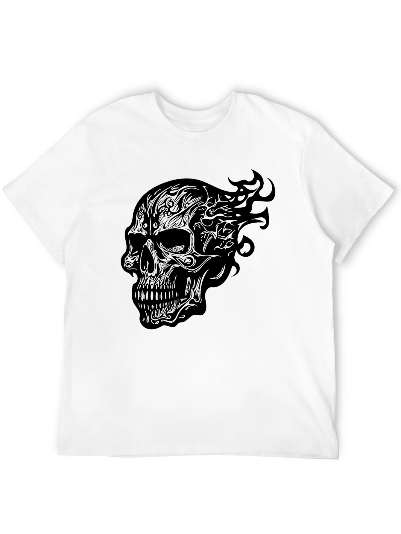 Skull Graphic Tee - Mens Black T-Shirt
