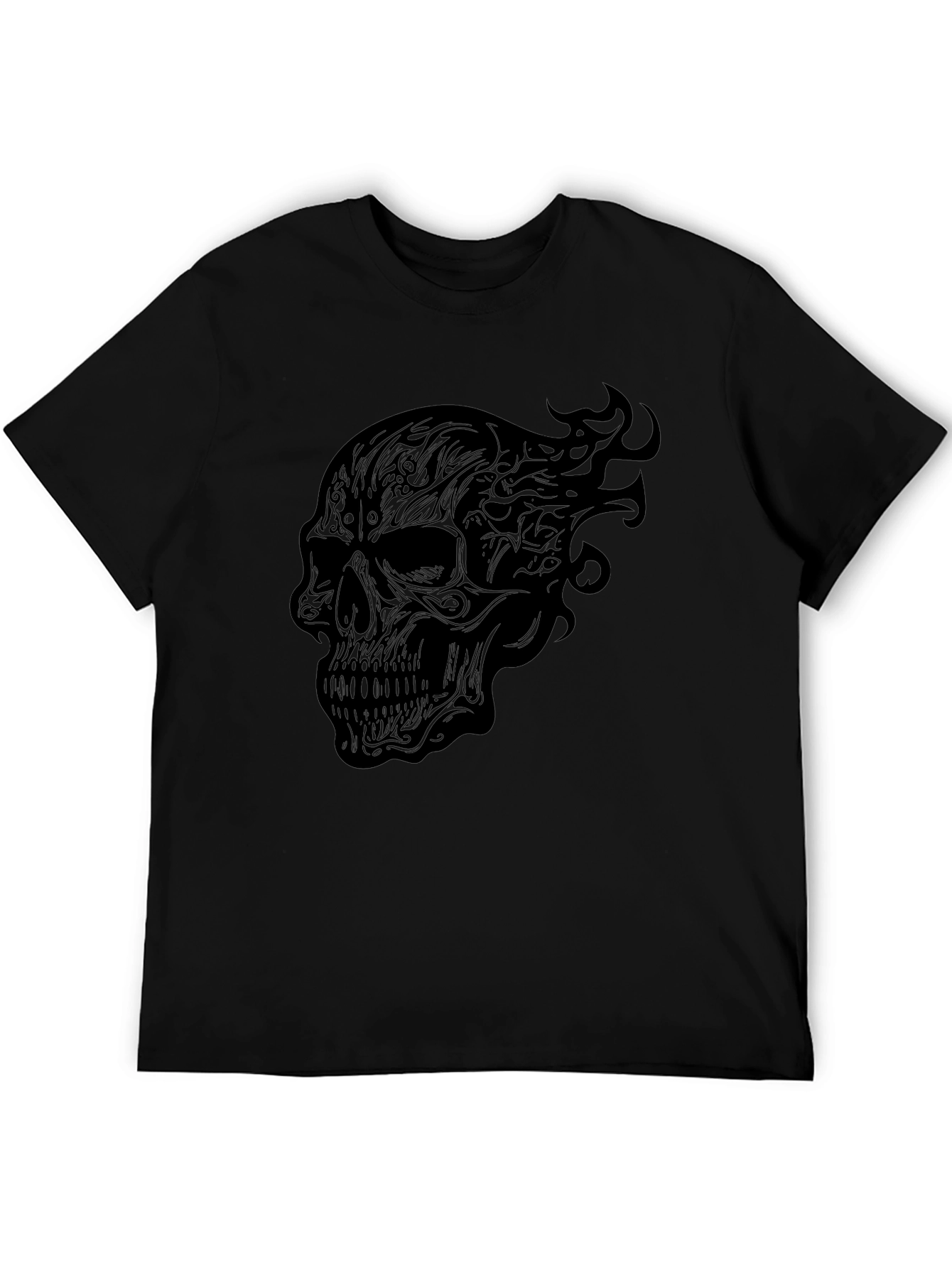 Skull Graphic Tee - Mens Black T-Shirt