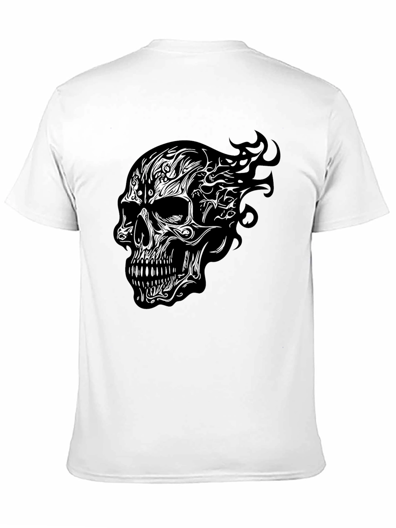 Skull Graphic Tee - Mens Black T-Shirt