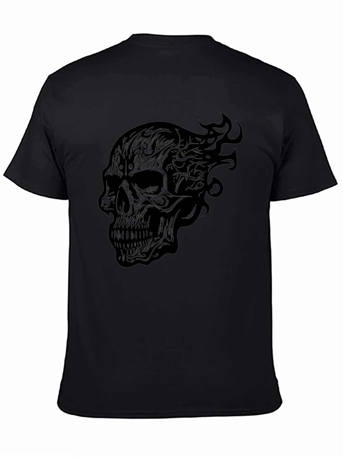 Skull Graphic Tee - Mens Black T-Shirt