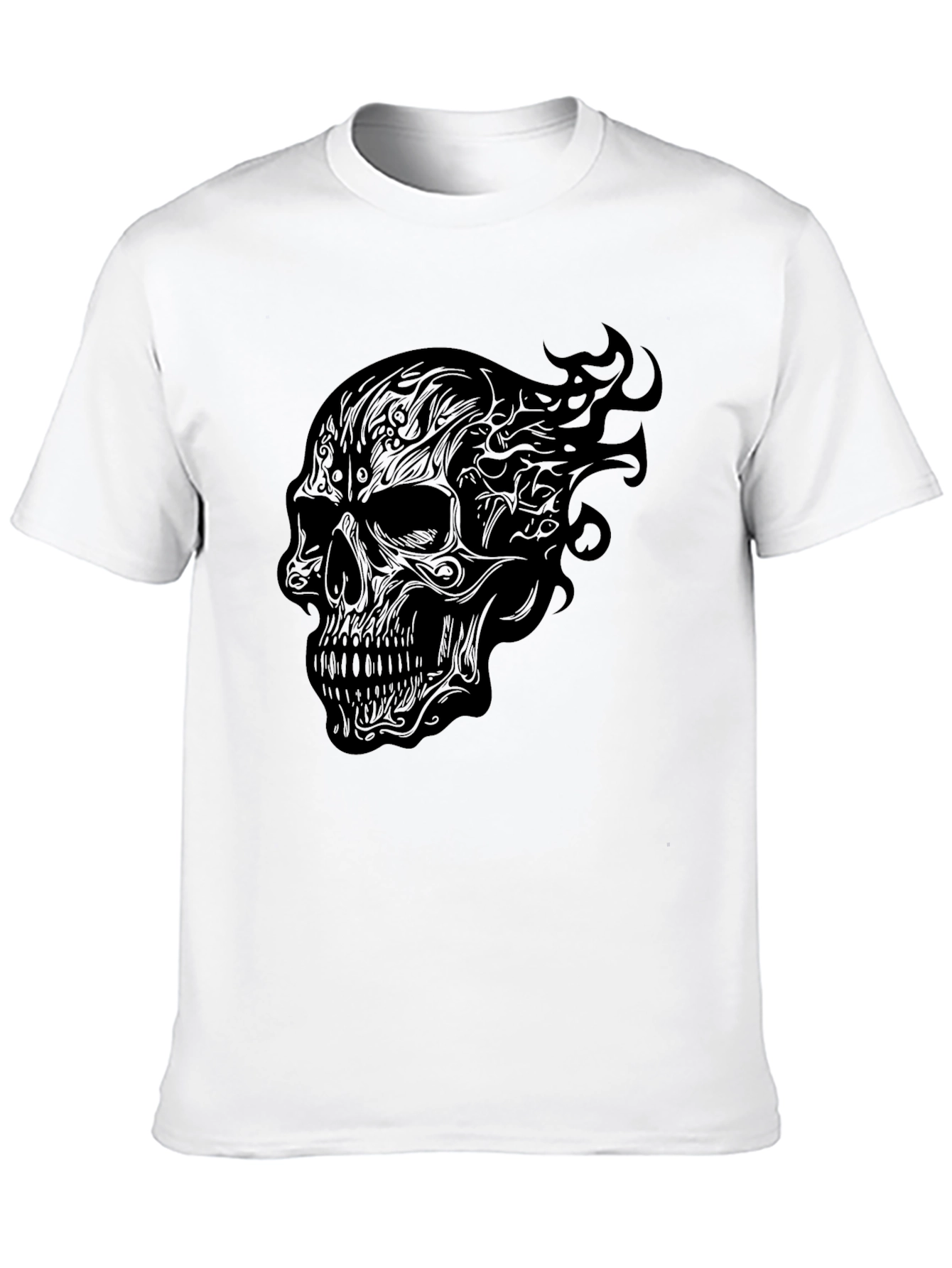 Skull Graphic Tee - Mens Black T-Shirt