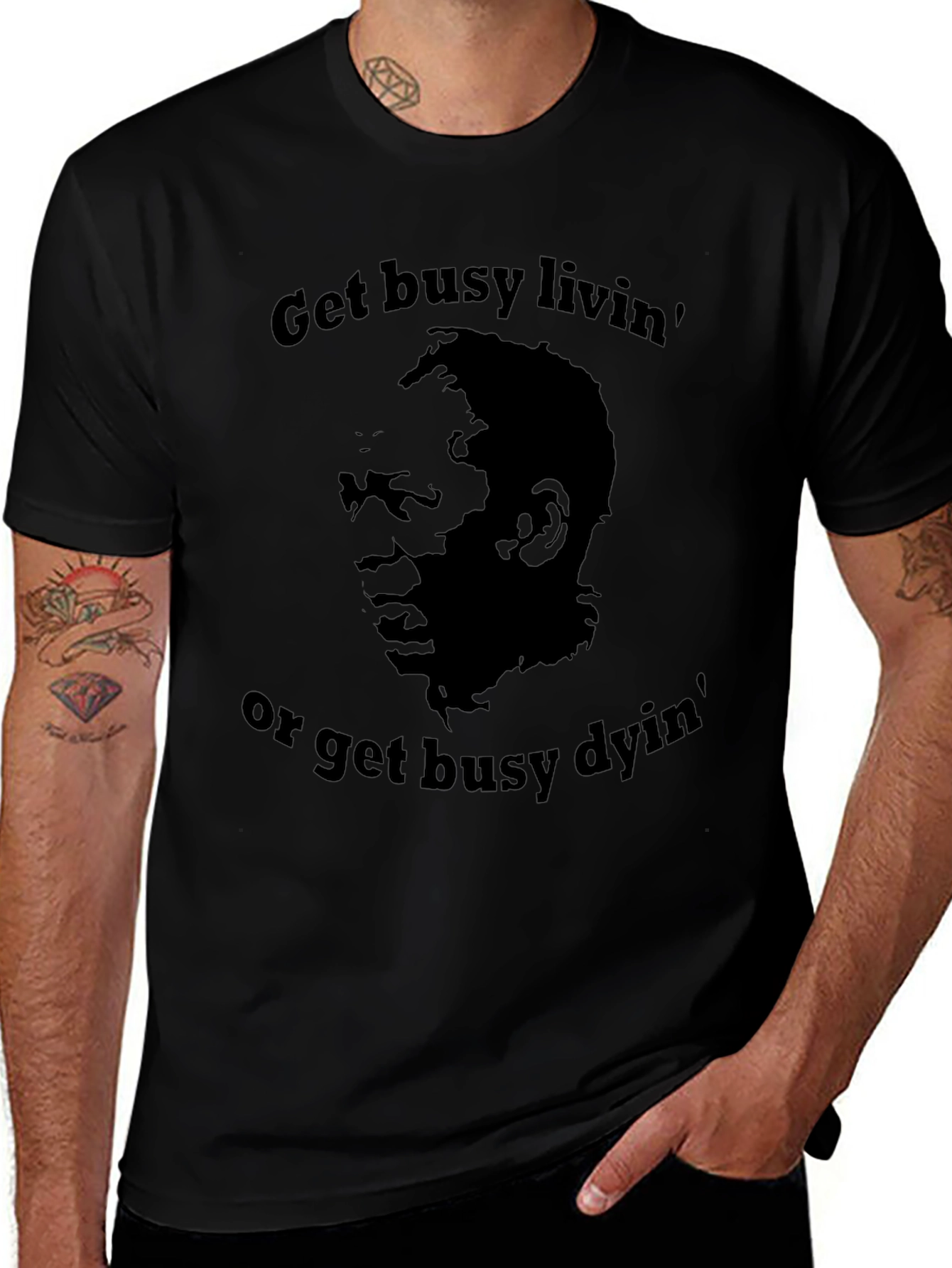 Get Busy Livin T-Shirt - Classic Movie Quote Tee