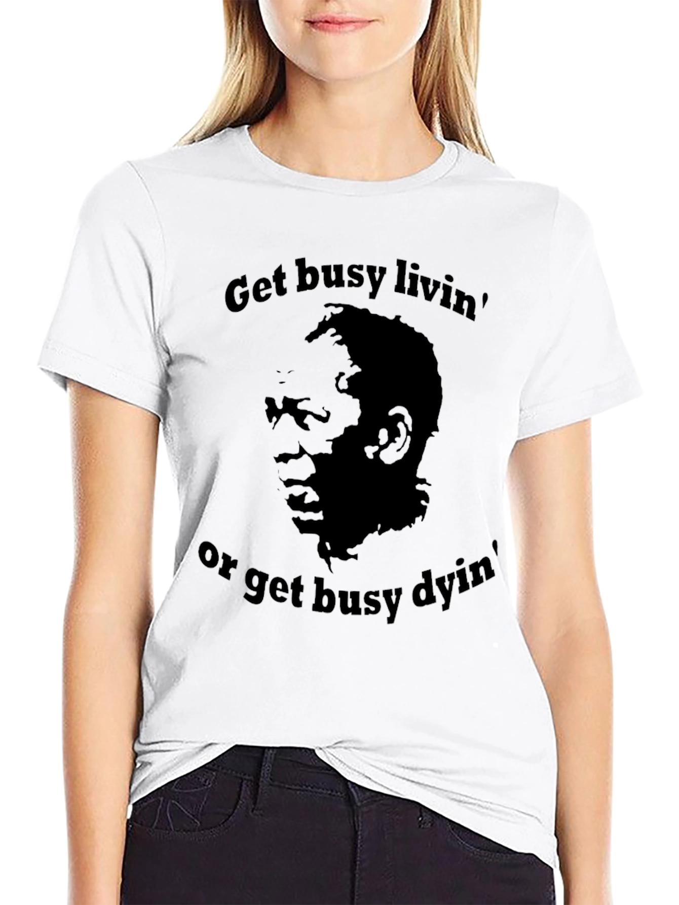 Get Busy Livin T-Shirt - Classic Movie Quote Tee