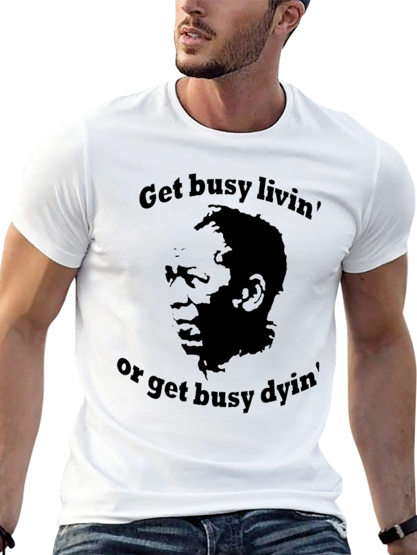Get Busy Livin T-Shirt - Classic Movie Quote Tee