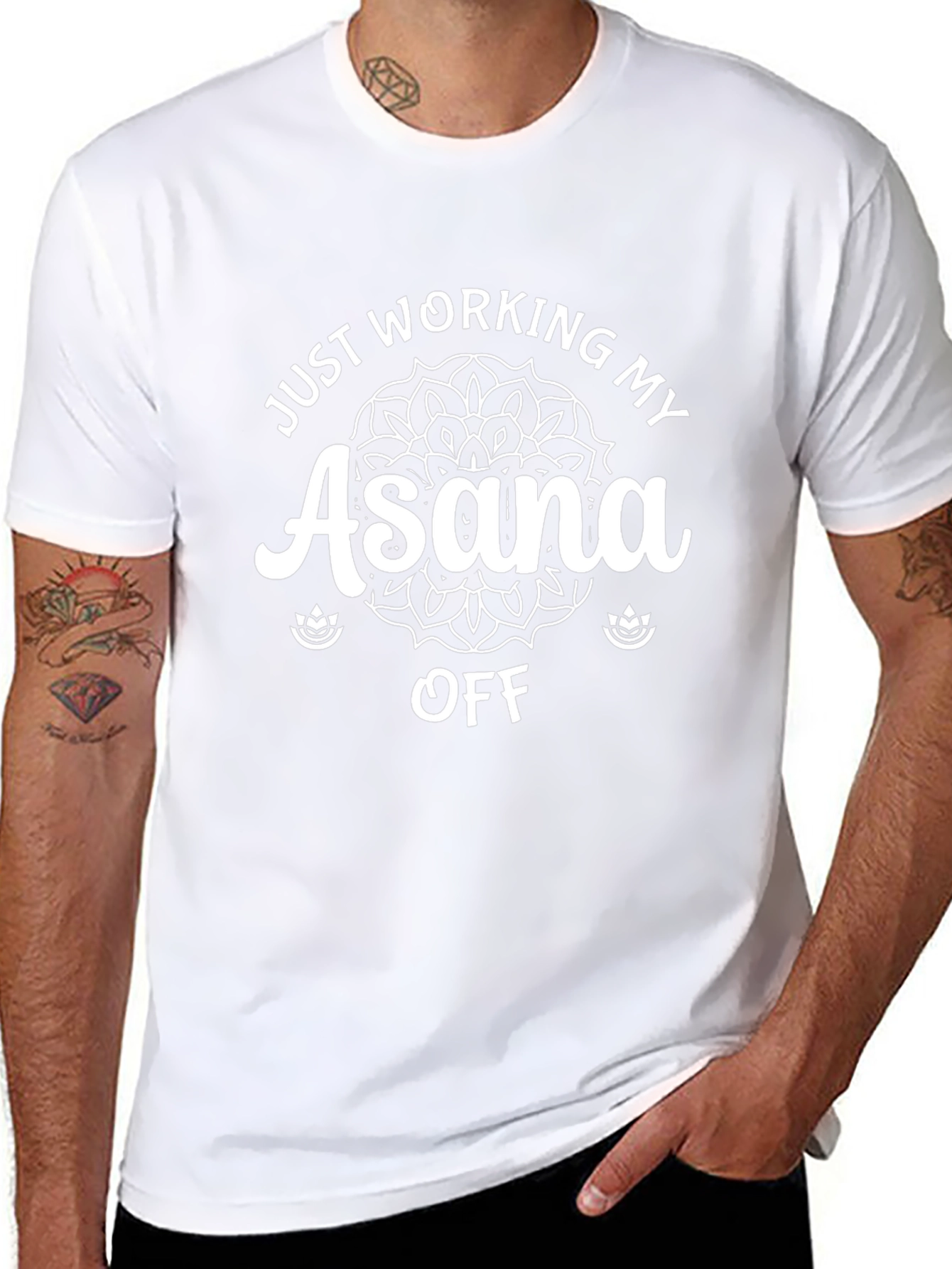 Yoga Asana Graphic Tee - Workout in Style!