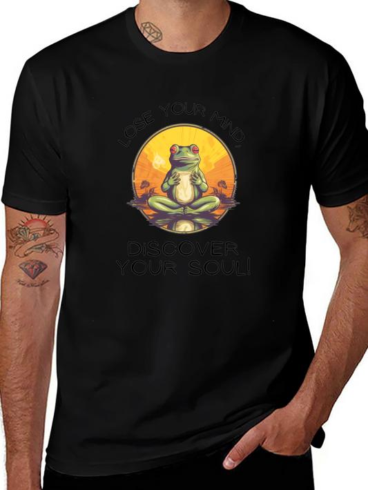 Zen Frog T-Shirt: Lose Your Mind Find Your Soul