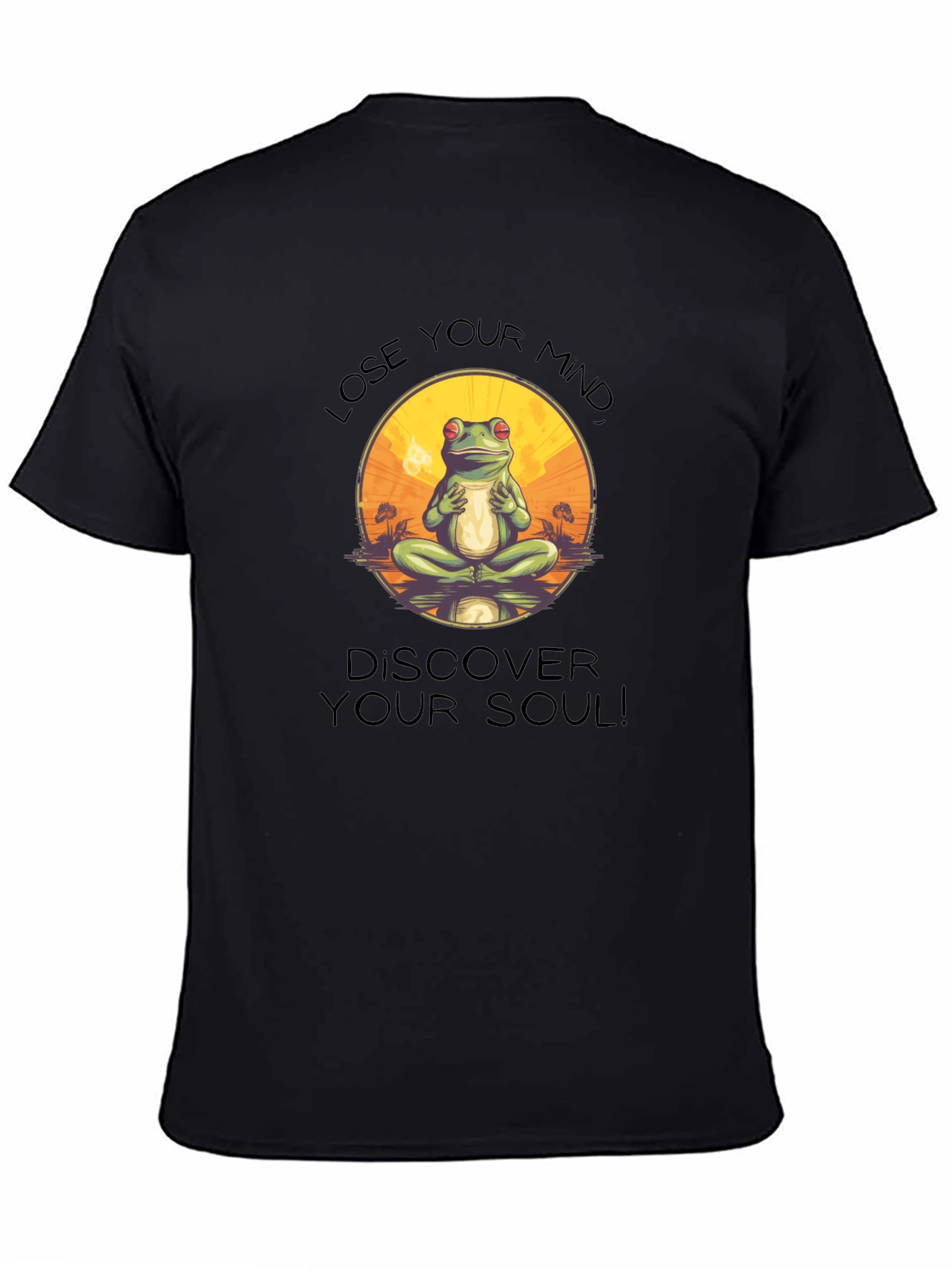 Zen Frog T-Shirt: Lose Your Mind Find Your Soul