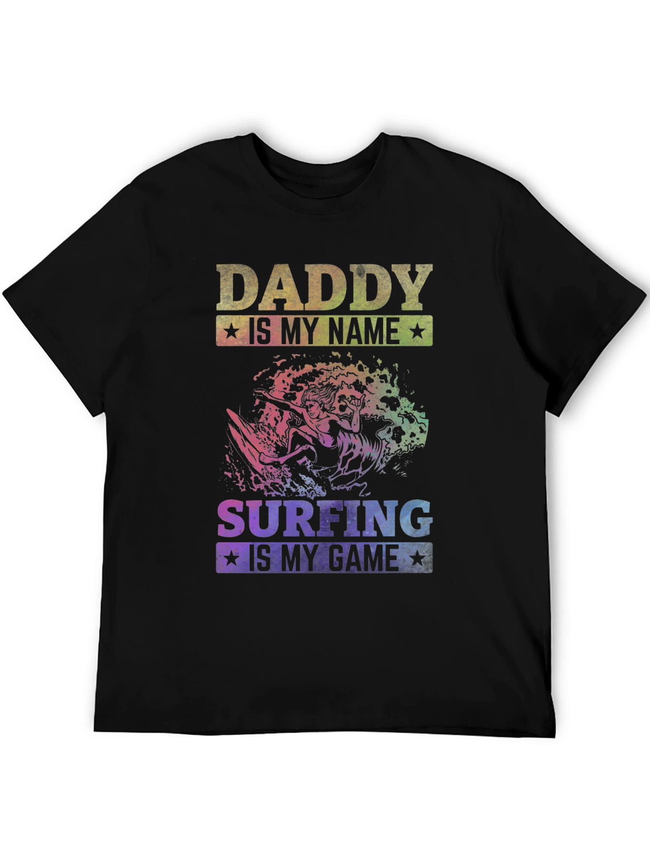 Daddy Surfing T-Shirt - Surfer Dad Tee