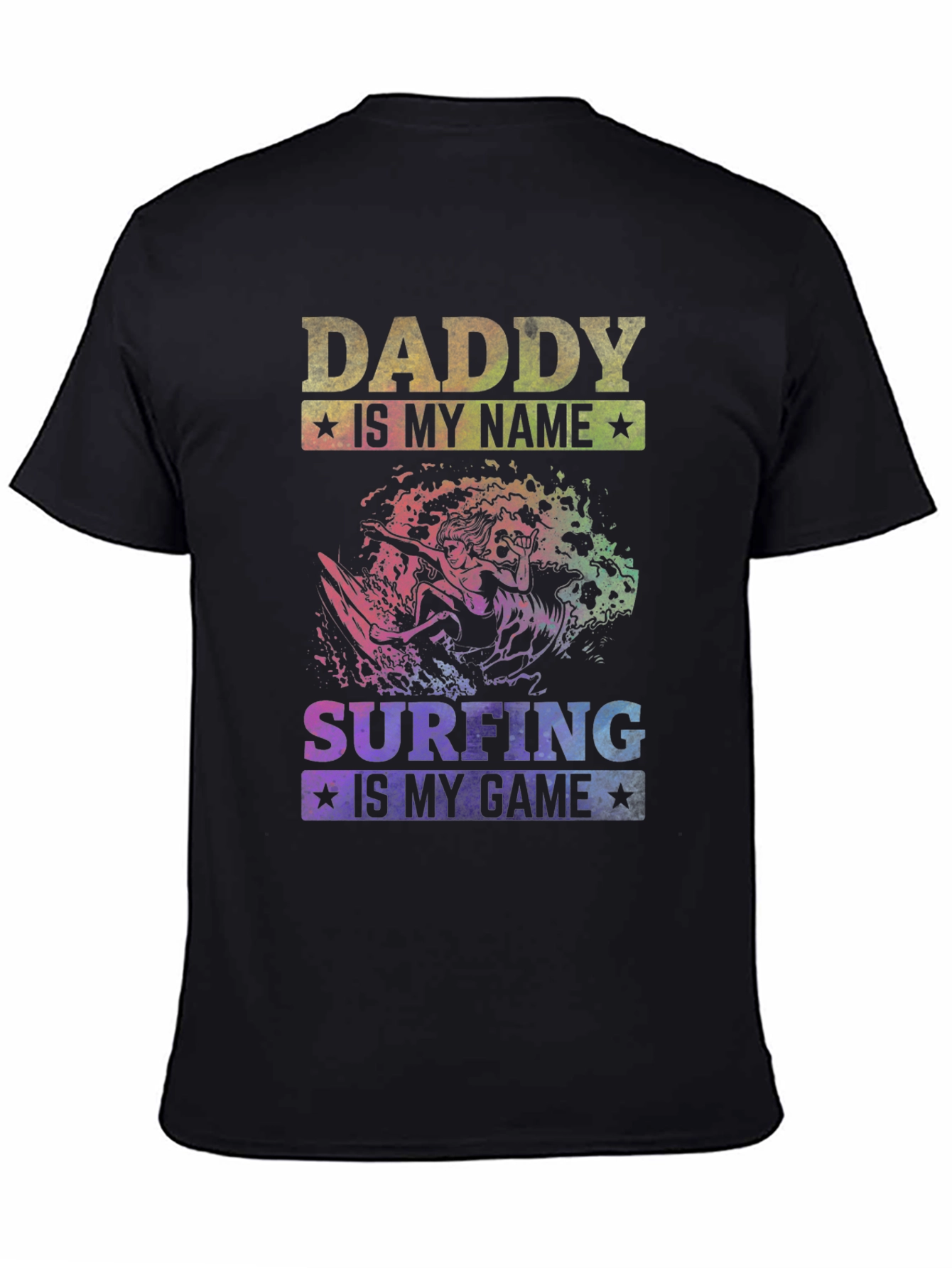 Daddy Surfing T-Shirt - Surfer Dad Tee