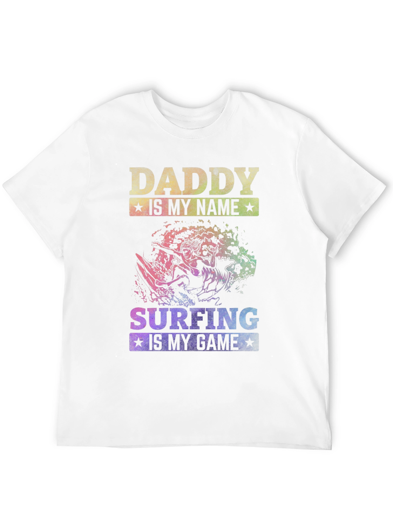 Daddy Surfing T-Shirt - Surfer Dad Tee