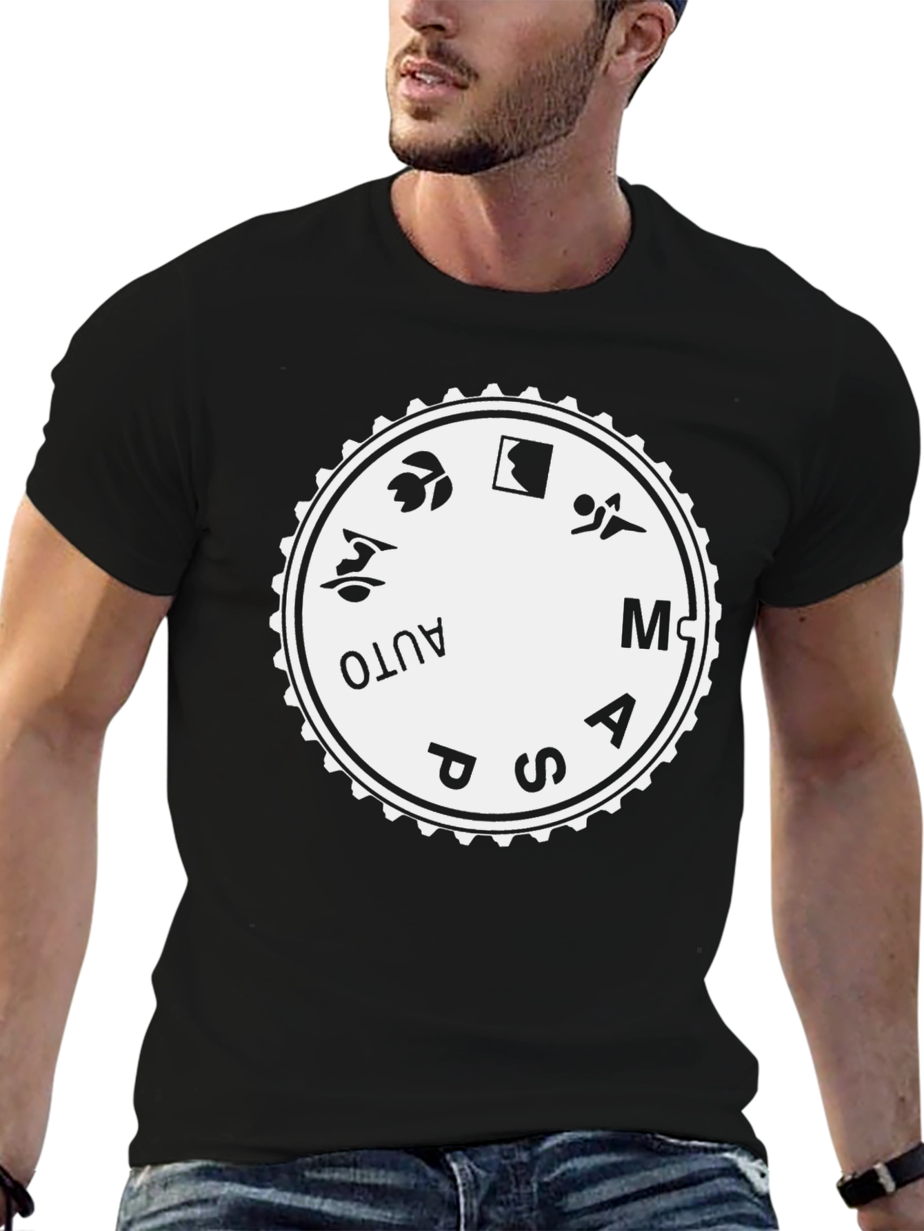 Camera Mode Dial Graphic T-Shirt