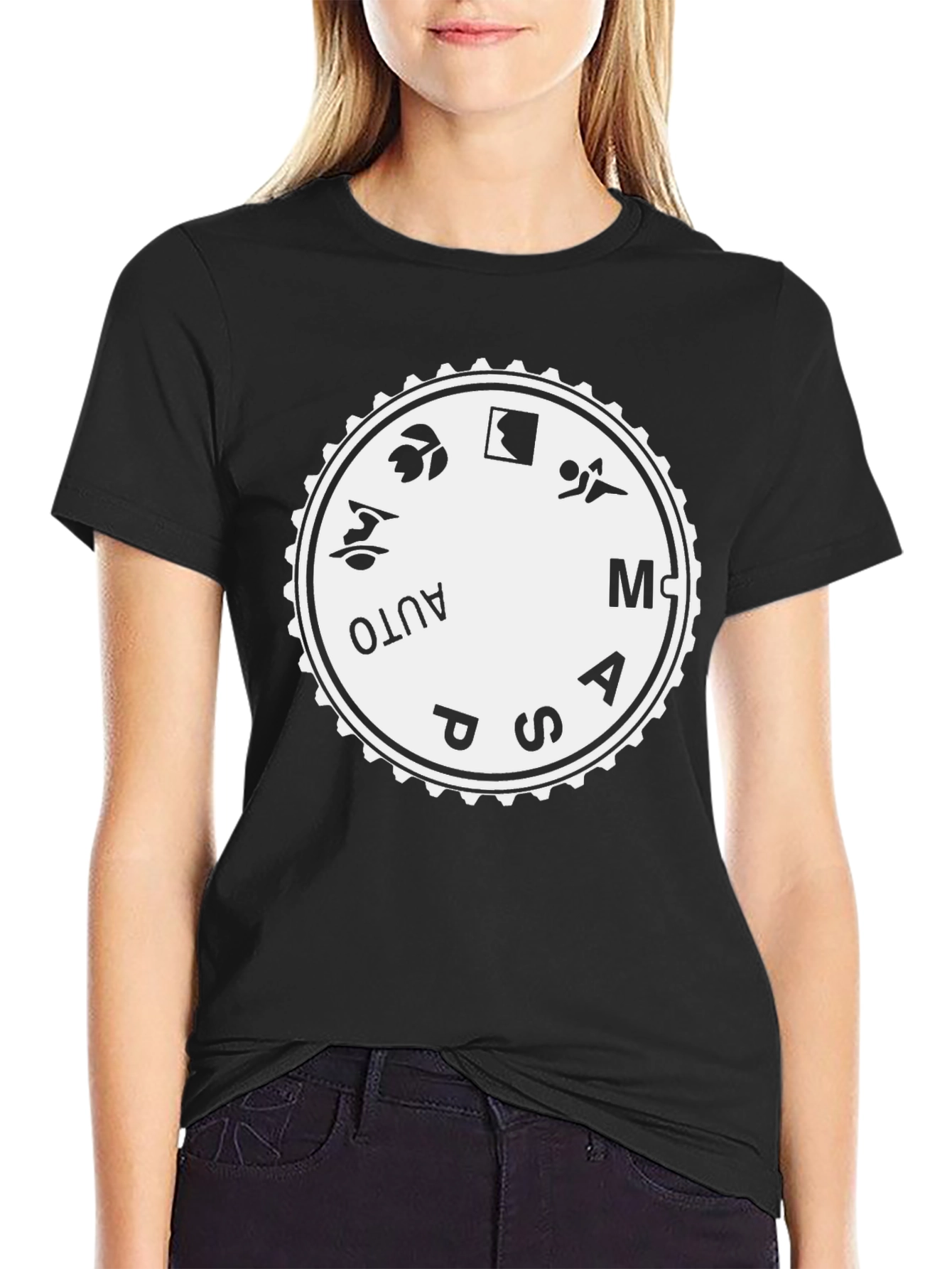 Camera Mode Dial Graphic T-Shirt
