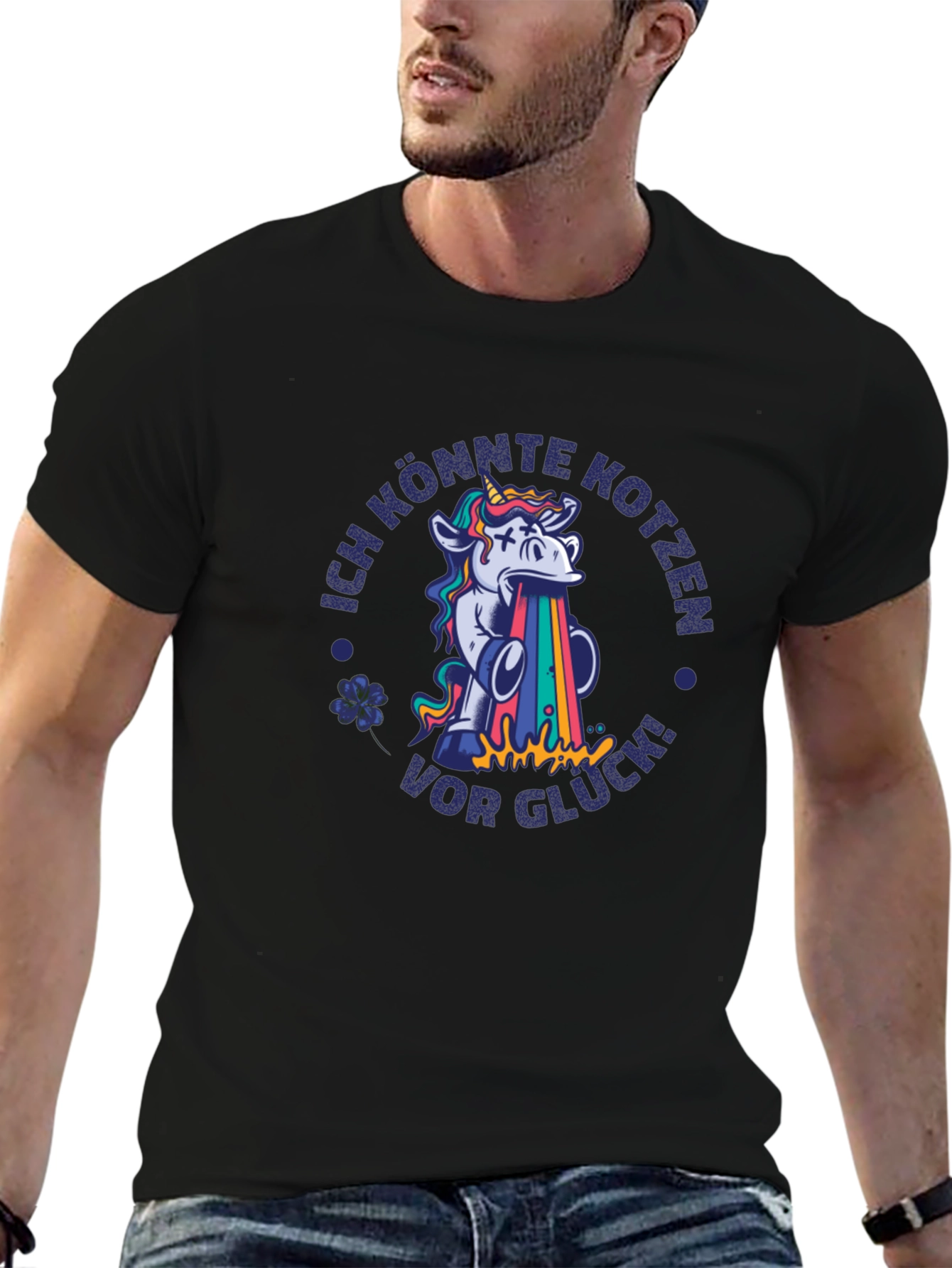 Unicorn Rainbow Vomit T-Shirt
