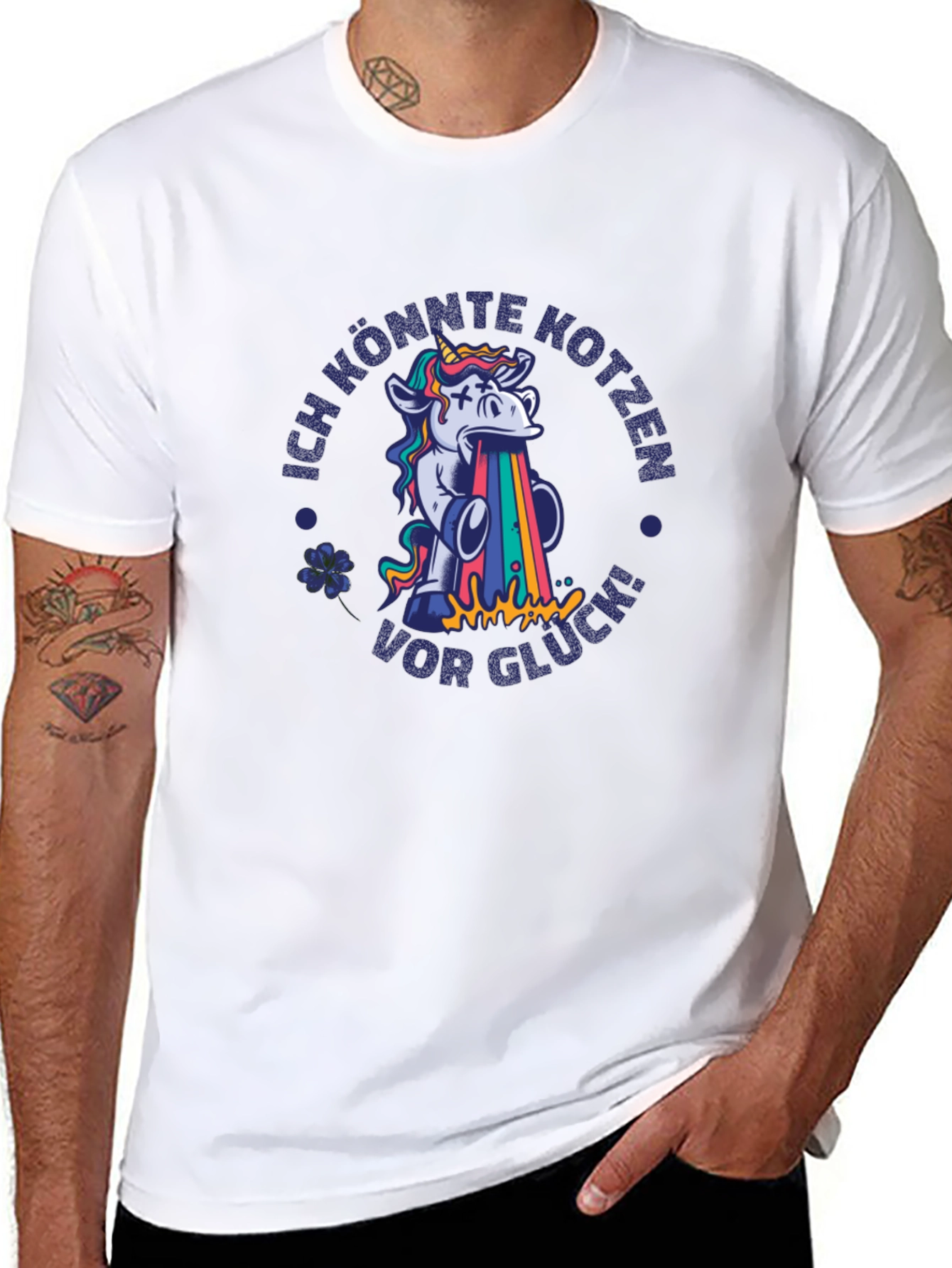 Unicorn Rainbow Vomit T-Shirt