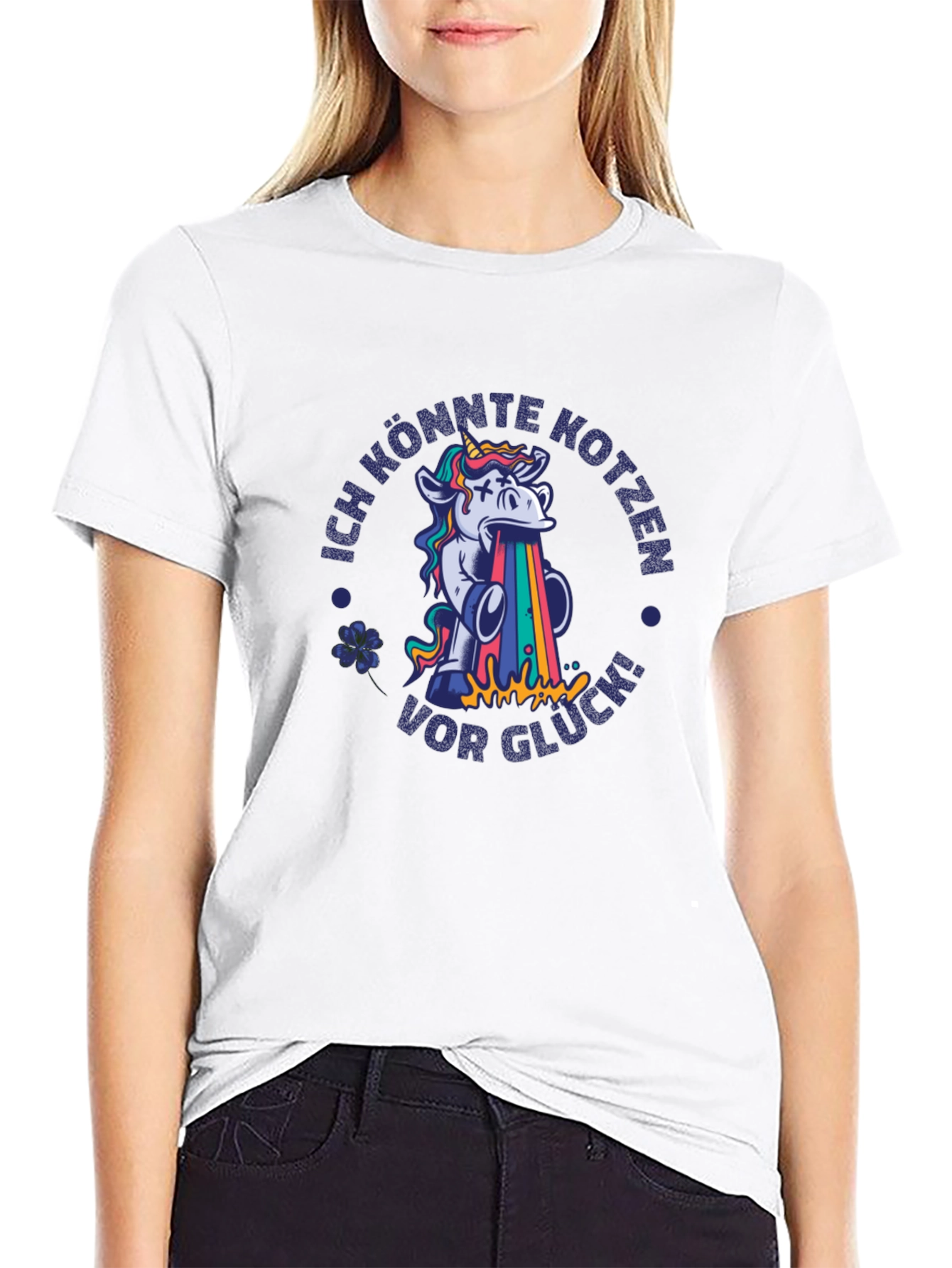 Unicorn Rainbow Vomit T-Shirt