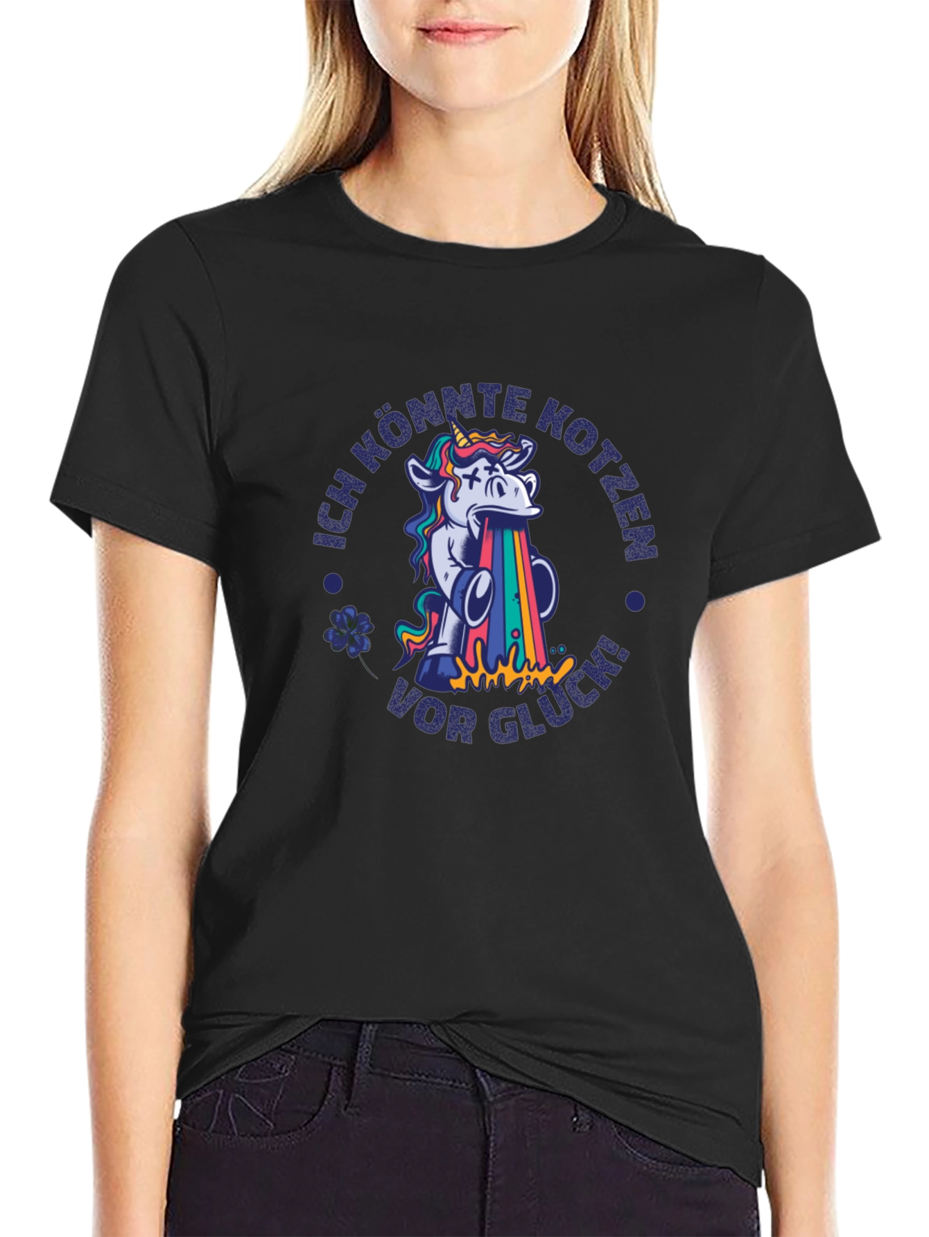 Unicorn Rainbow Vomit T-Shirt