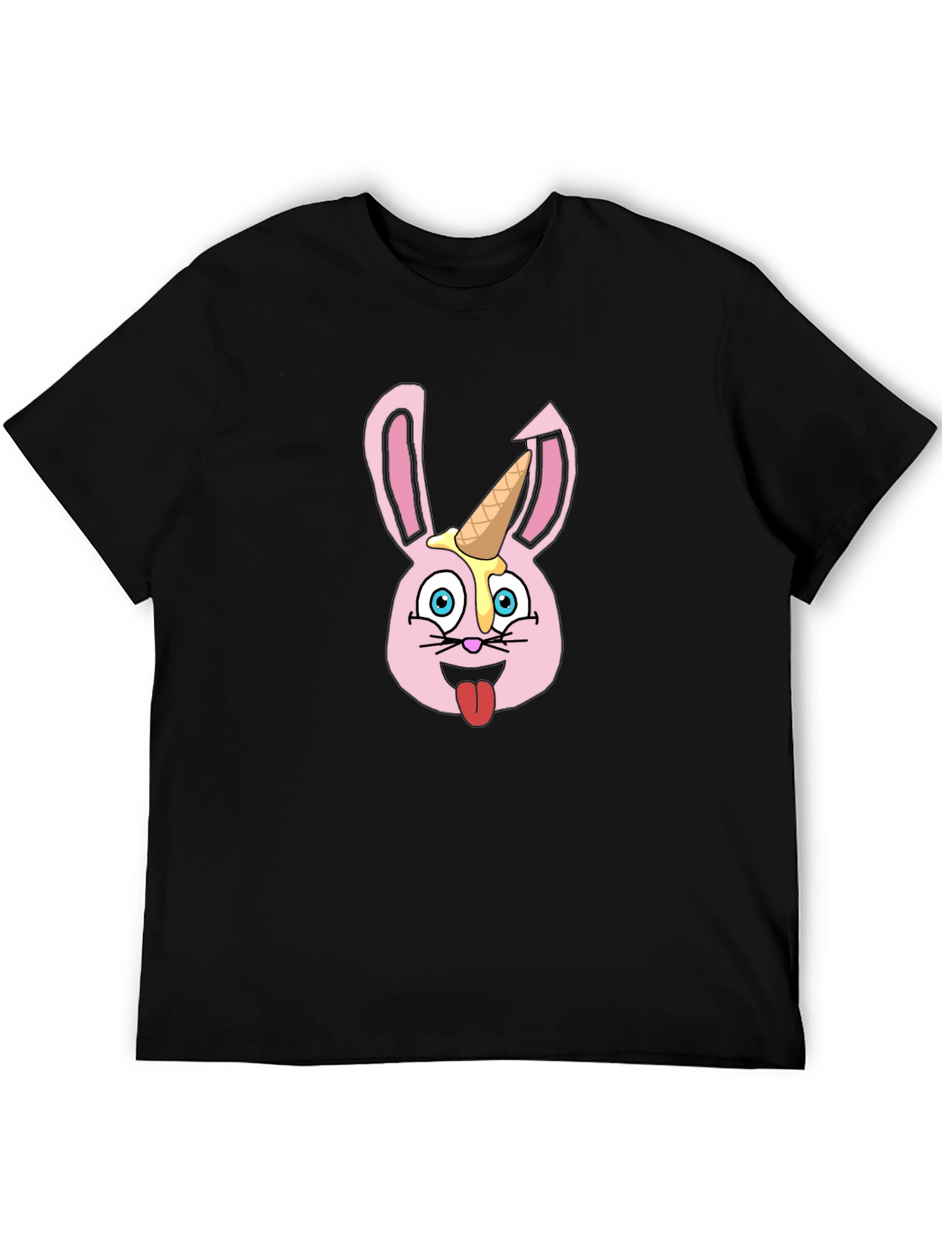 Funny Bunny Ice Cream Cone T-Shirt