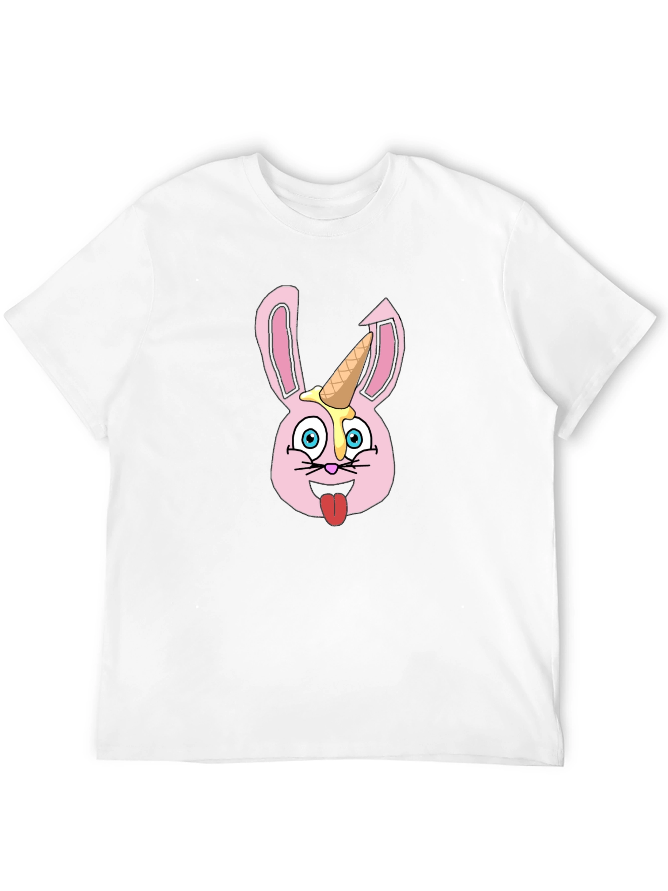 Funny Bunny Ice Cream Cone T-Shirt