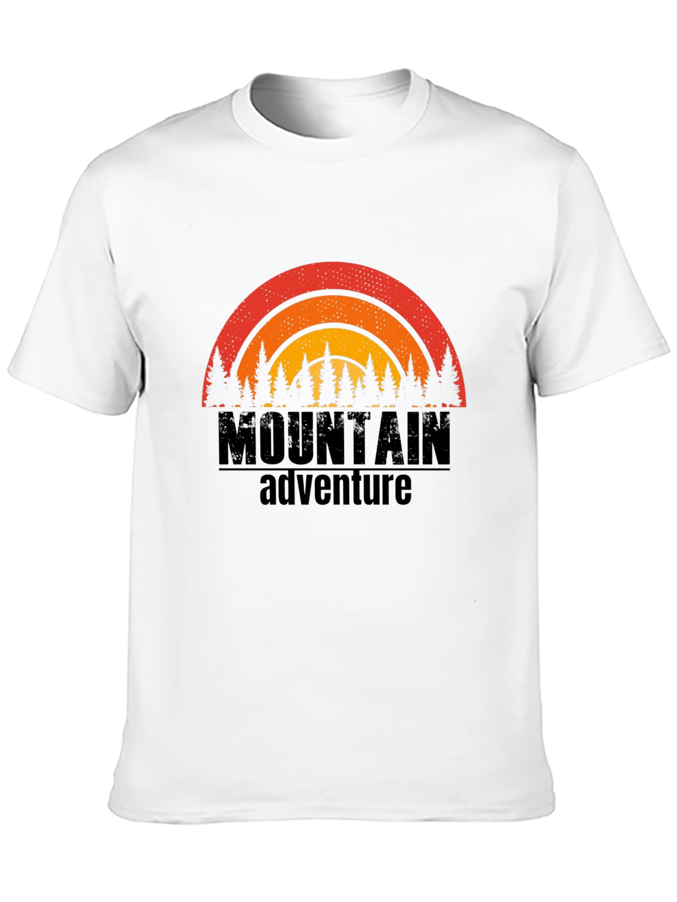 Mountain Adventure Graphic Tee - Black
