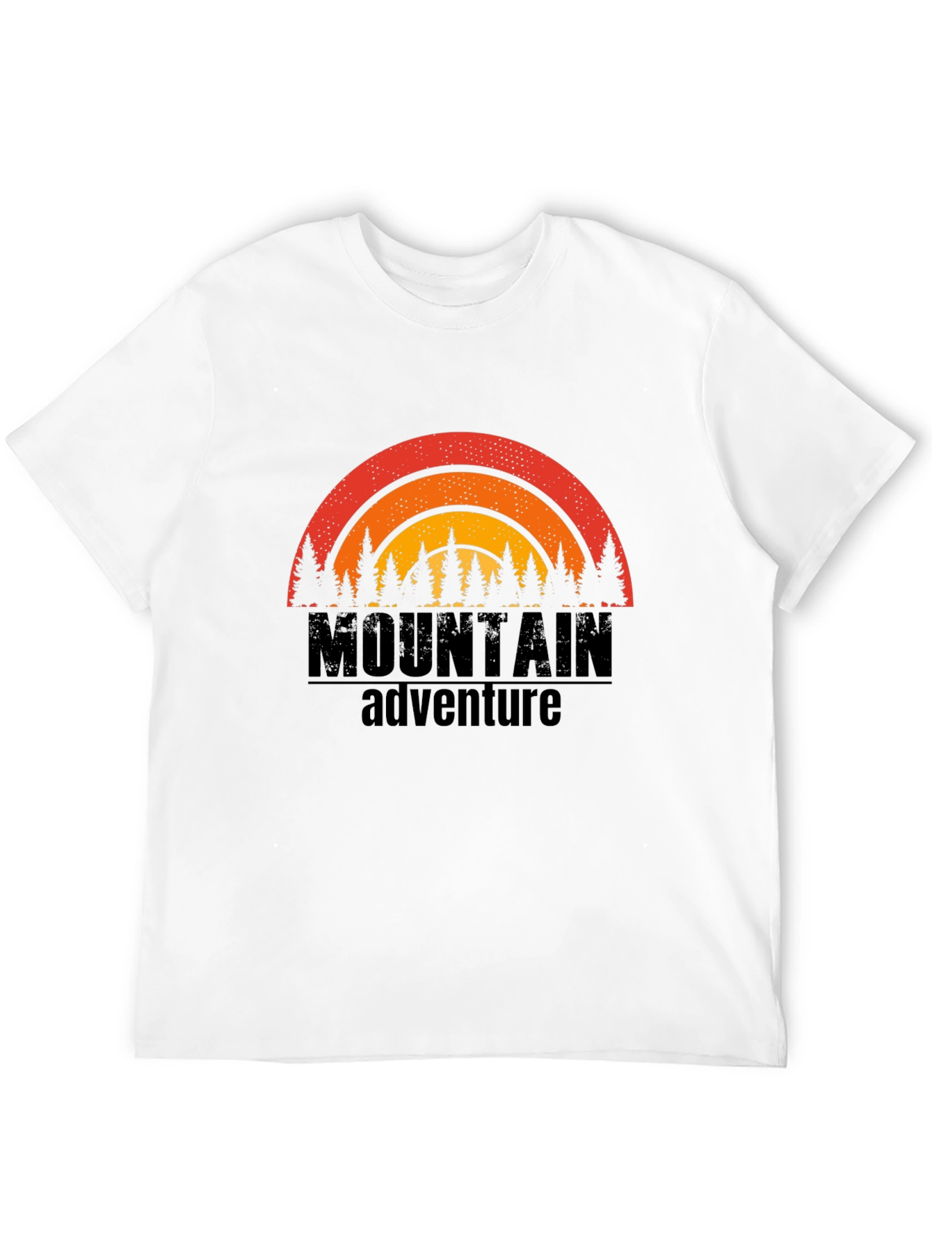 Mountain Adventure Graphic Tee - Black