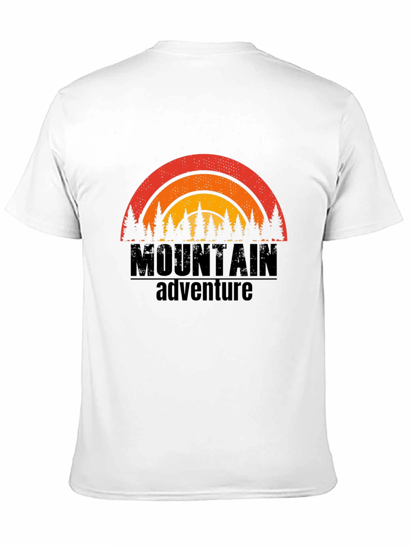 Mountain Adventure Graphic Tee - Black