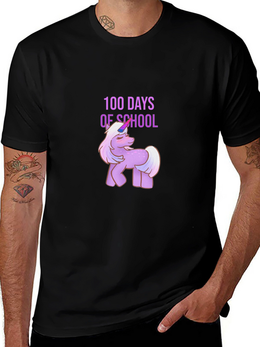 100 Days of School Unicorn T-Shirt