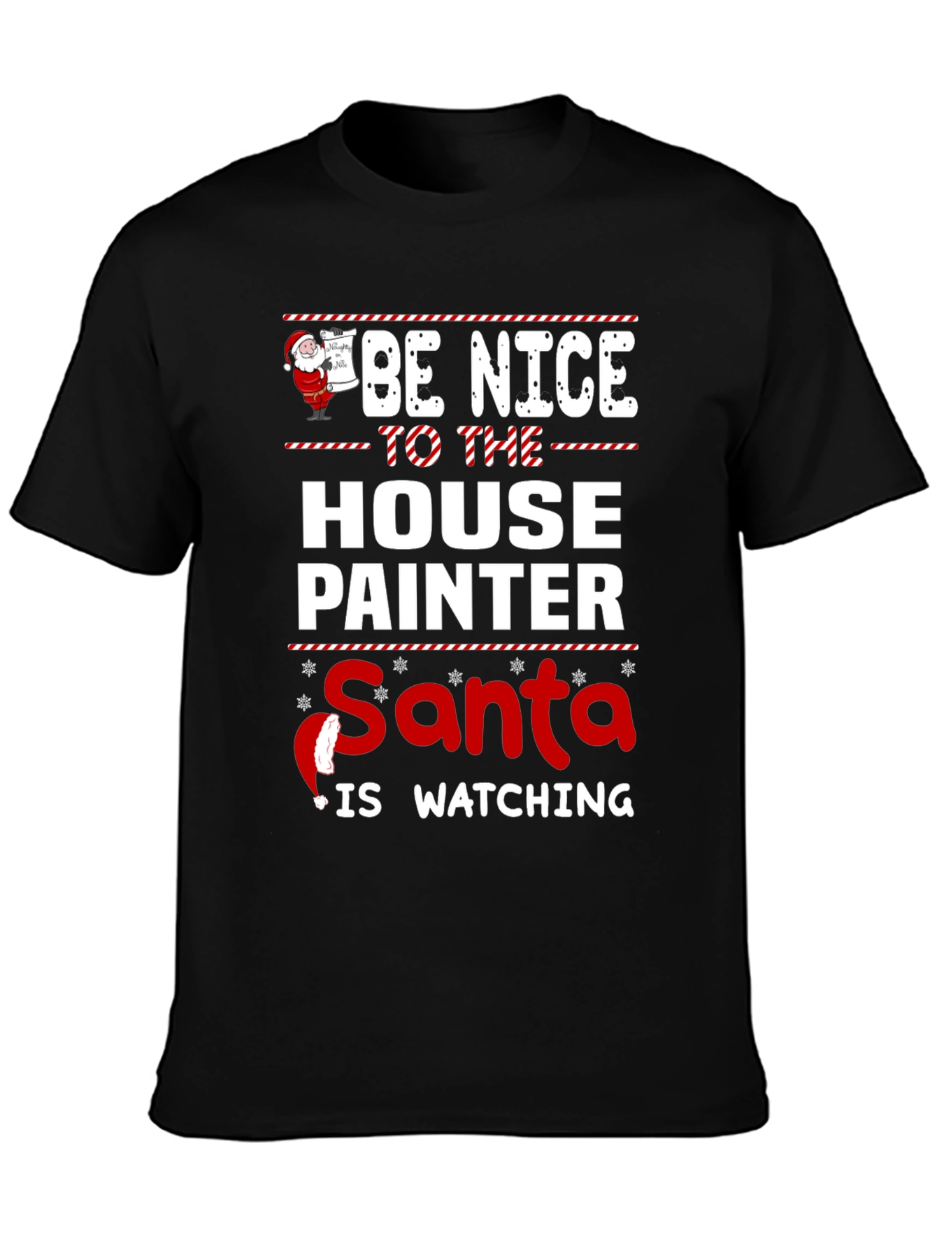Funny House Painter Christmas T-Shirt