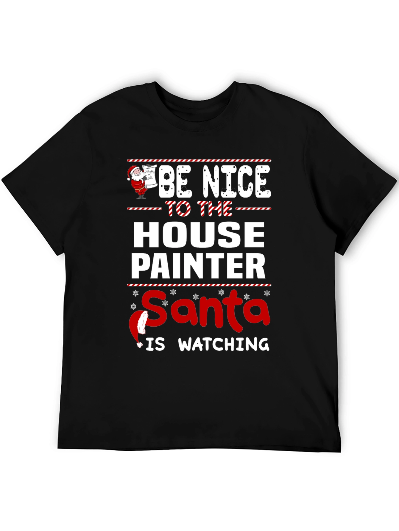 Funny House Painter Christmas T-Shirt