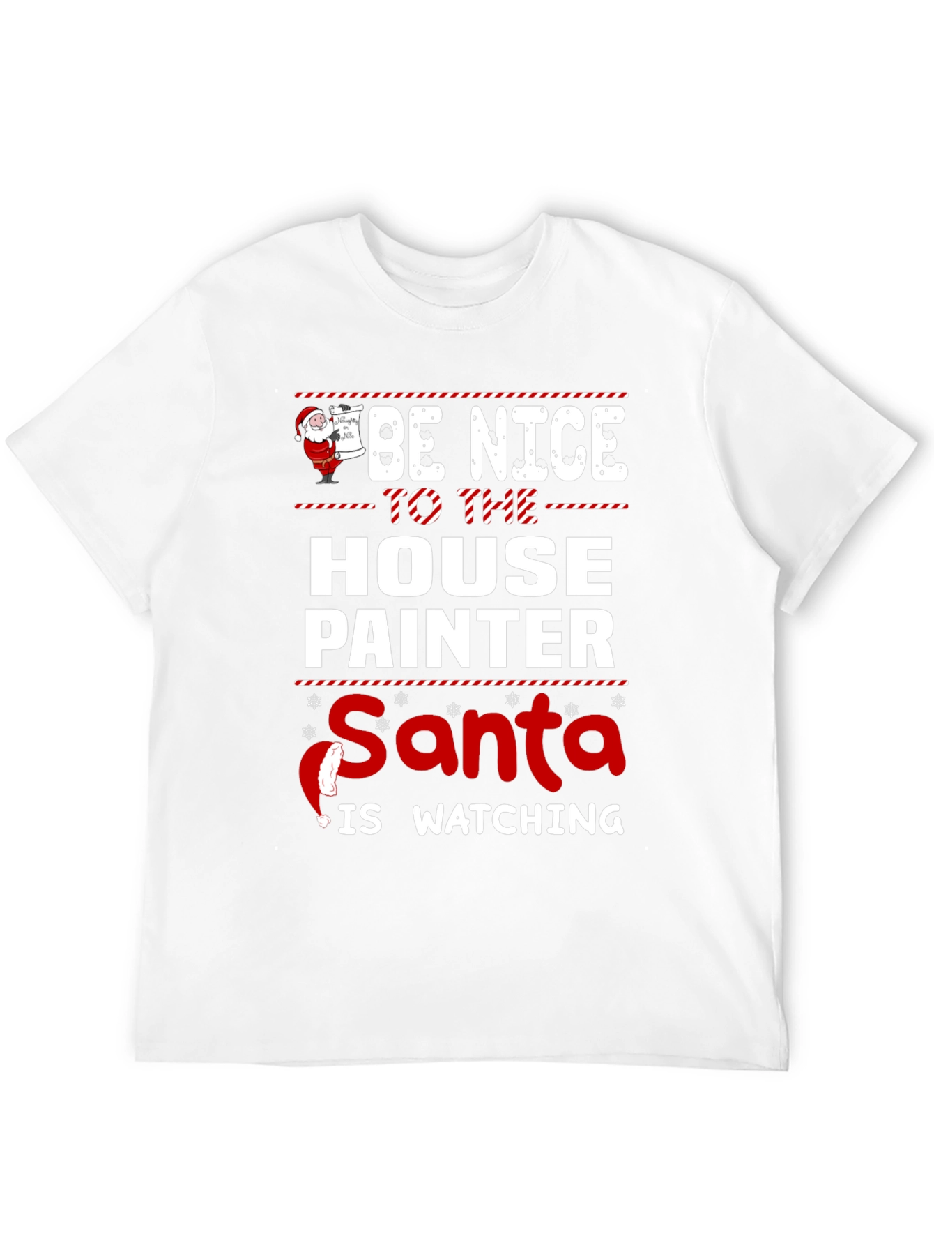 Funny House Painter Christmas T-Shirt