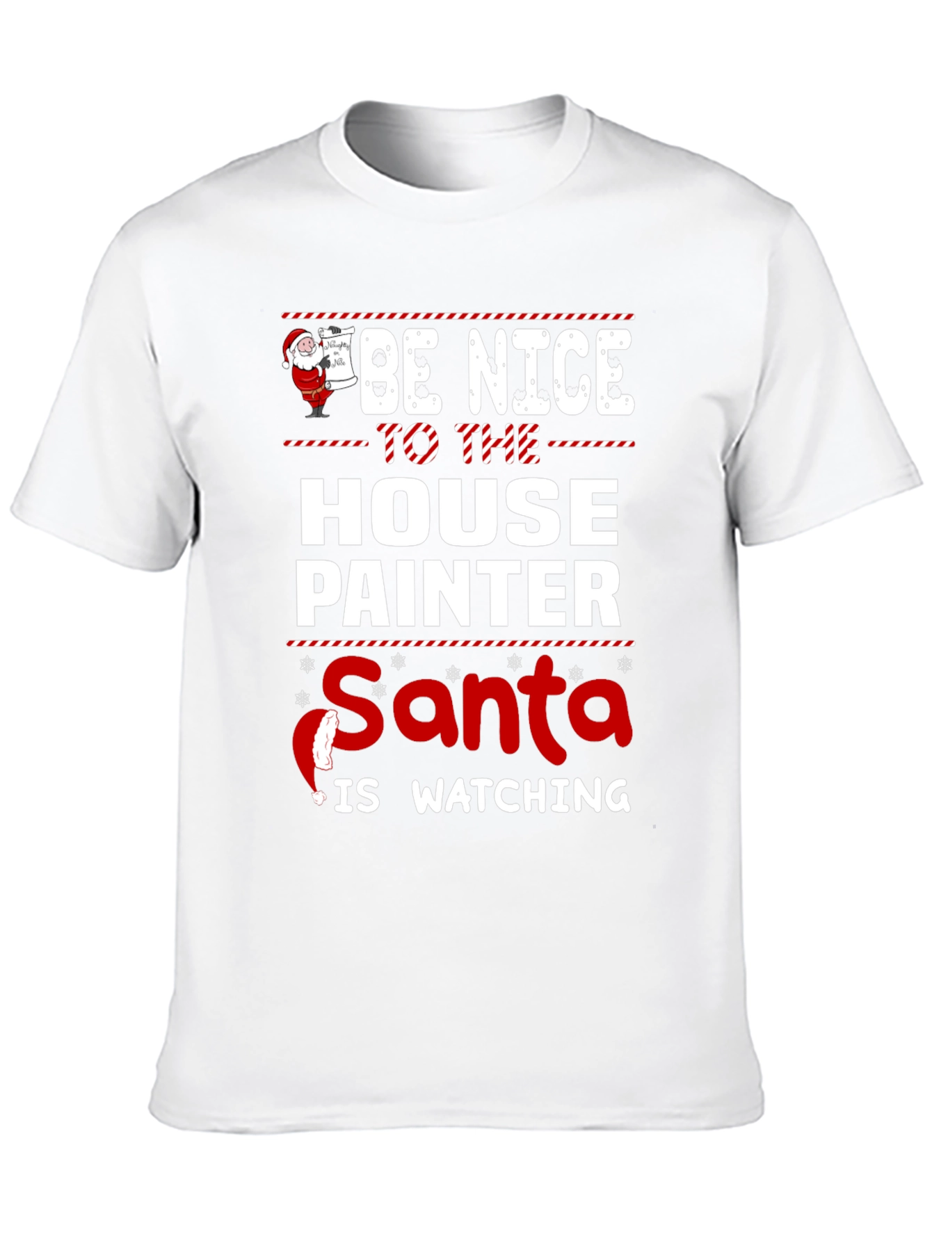 Funny House Painter Christmas T-Shirt