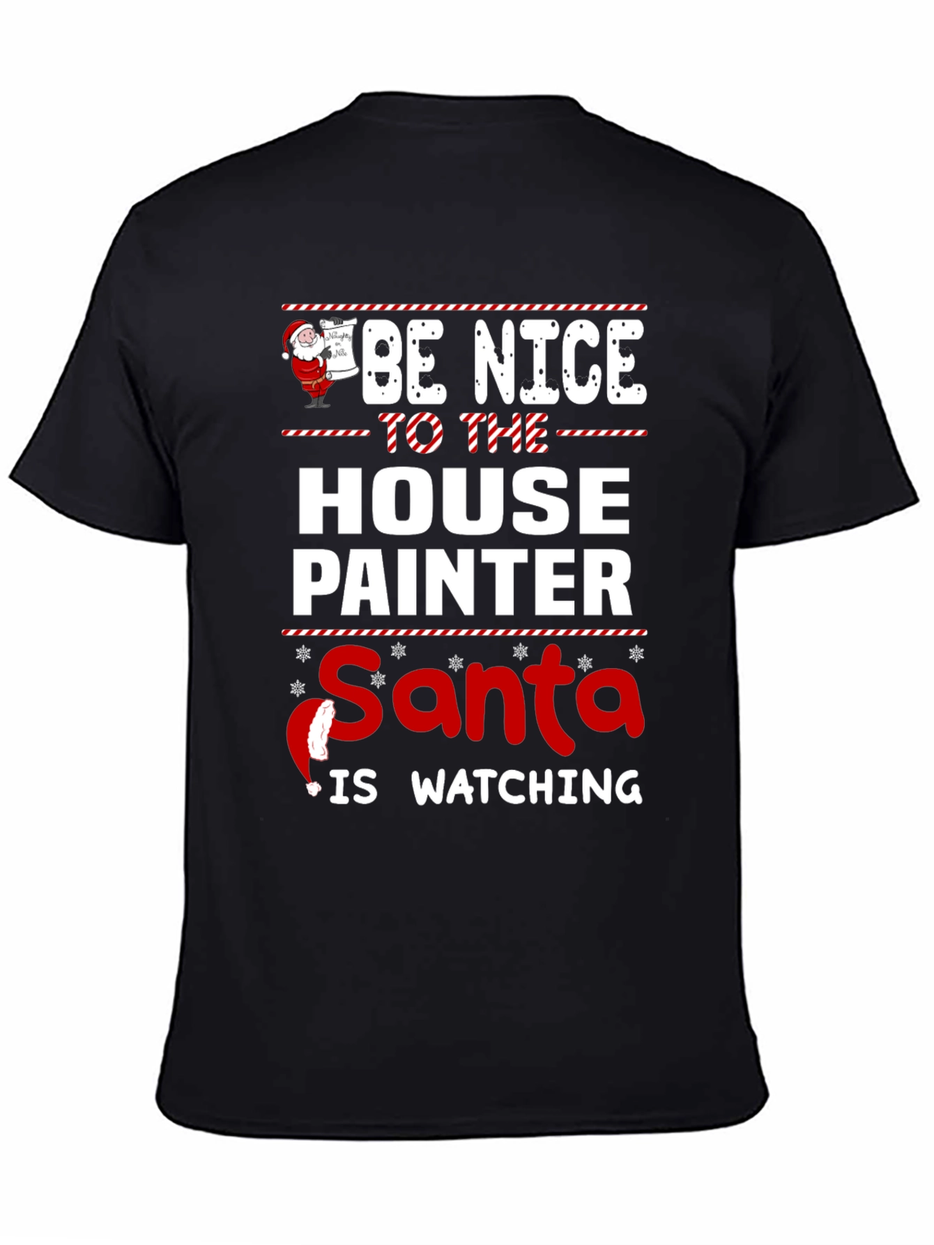 Funny House Painter Christmas T-Shirt