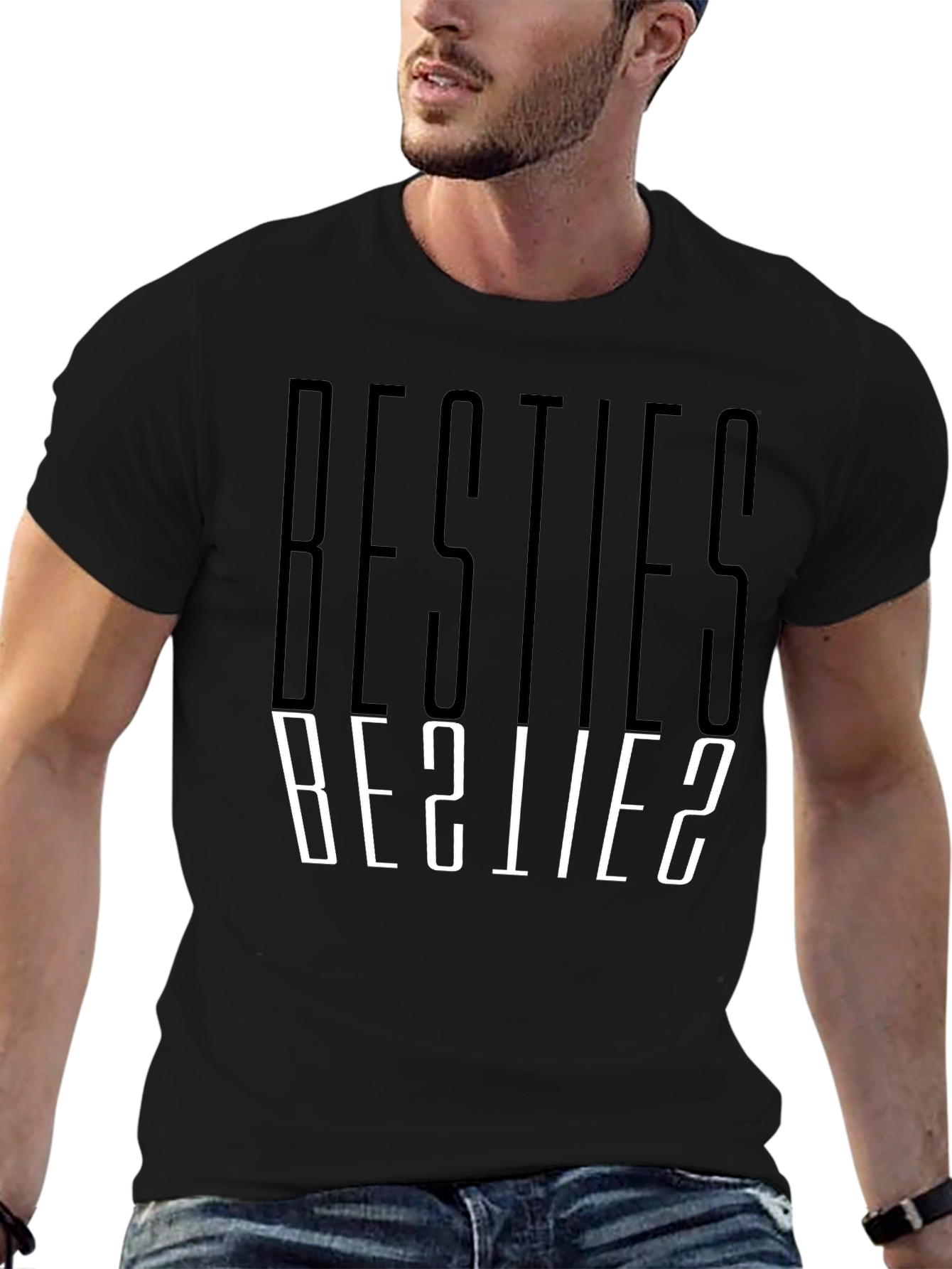 Besties T-Shirt Mirror Image Tee
