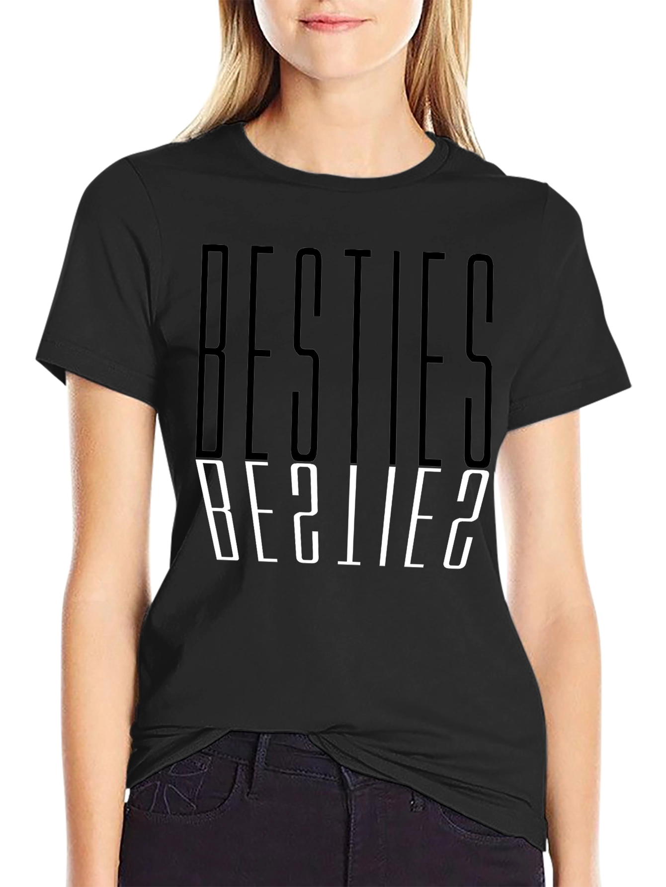 Besties T-Shirt Mirror Image Tee