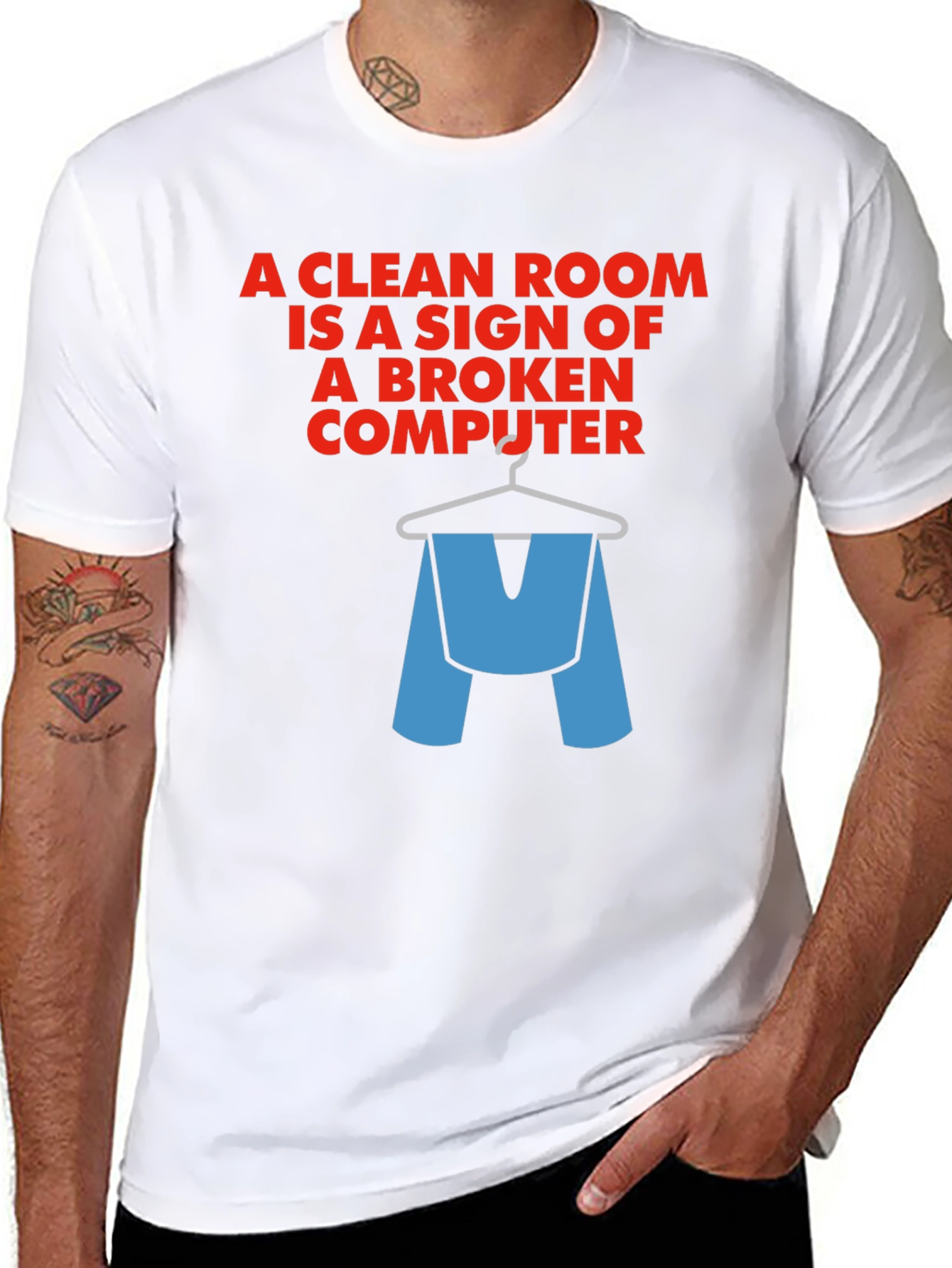 Broken Computer Funny T-Shirt