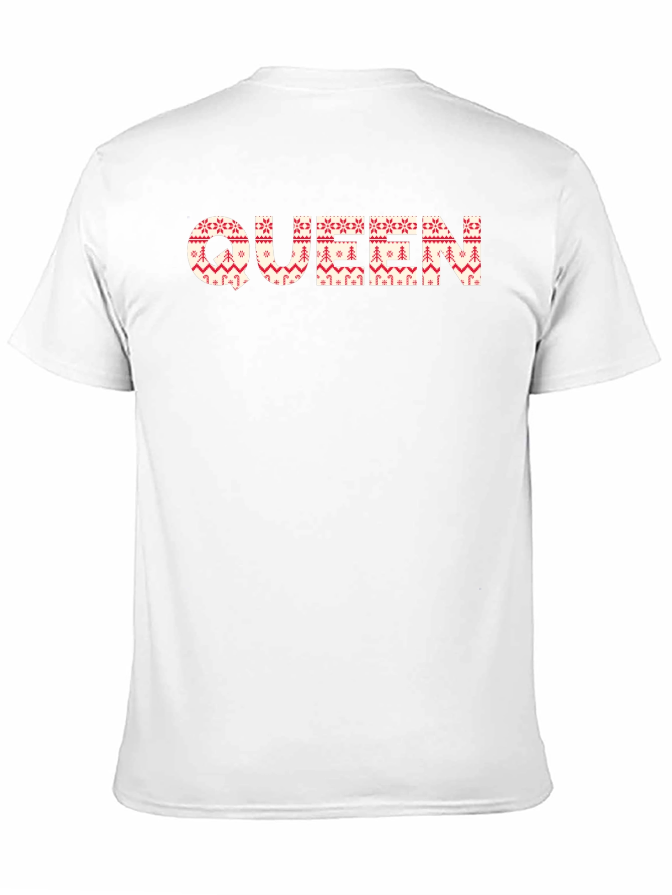 Queen Christmas Pattern T-Shirt