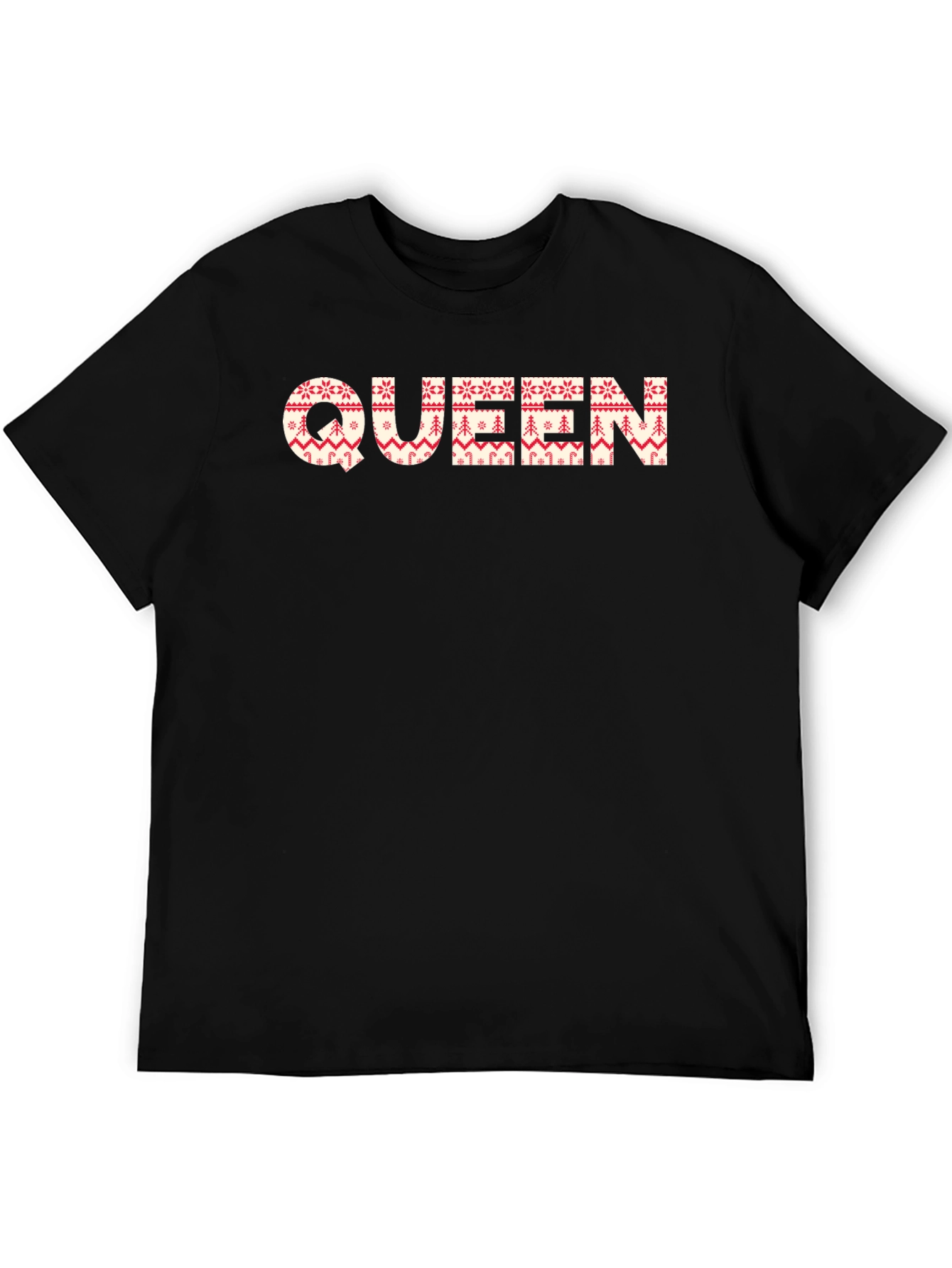 Queen Christmas Pattern T-Shirt