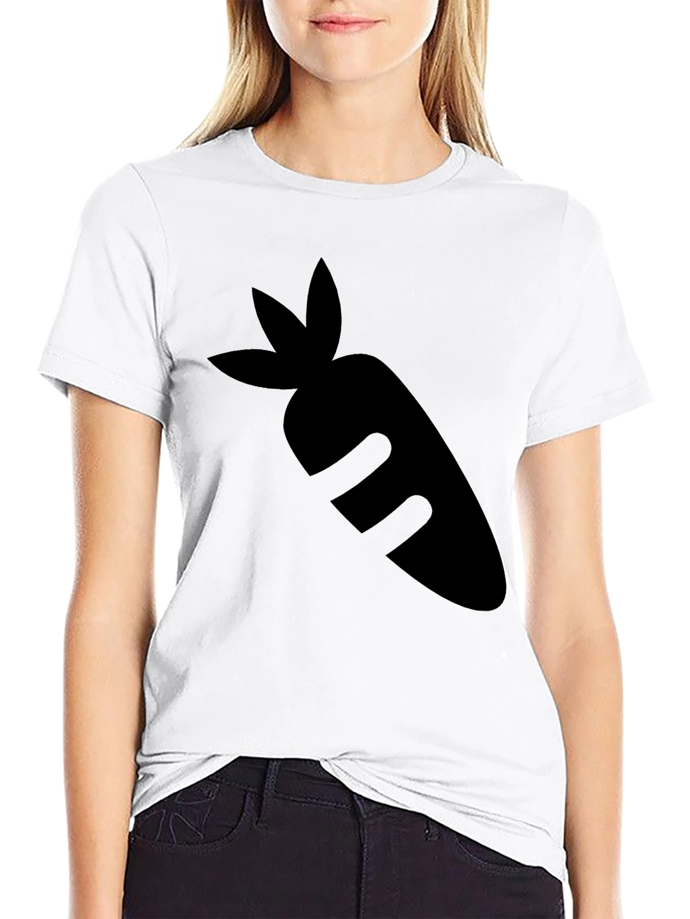Carrot Graphic Tee - Black
