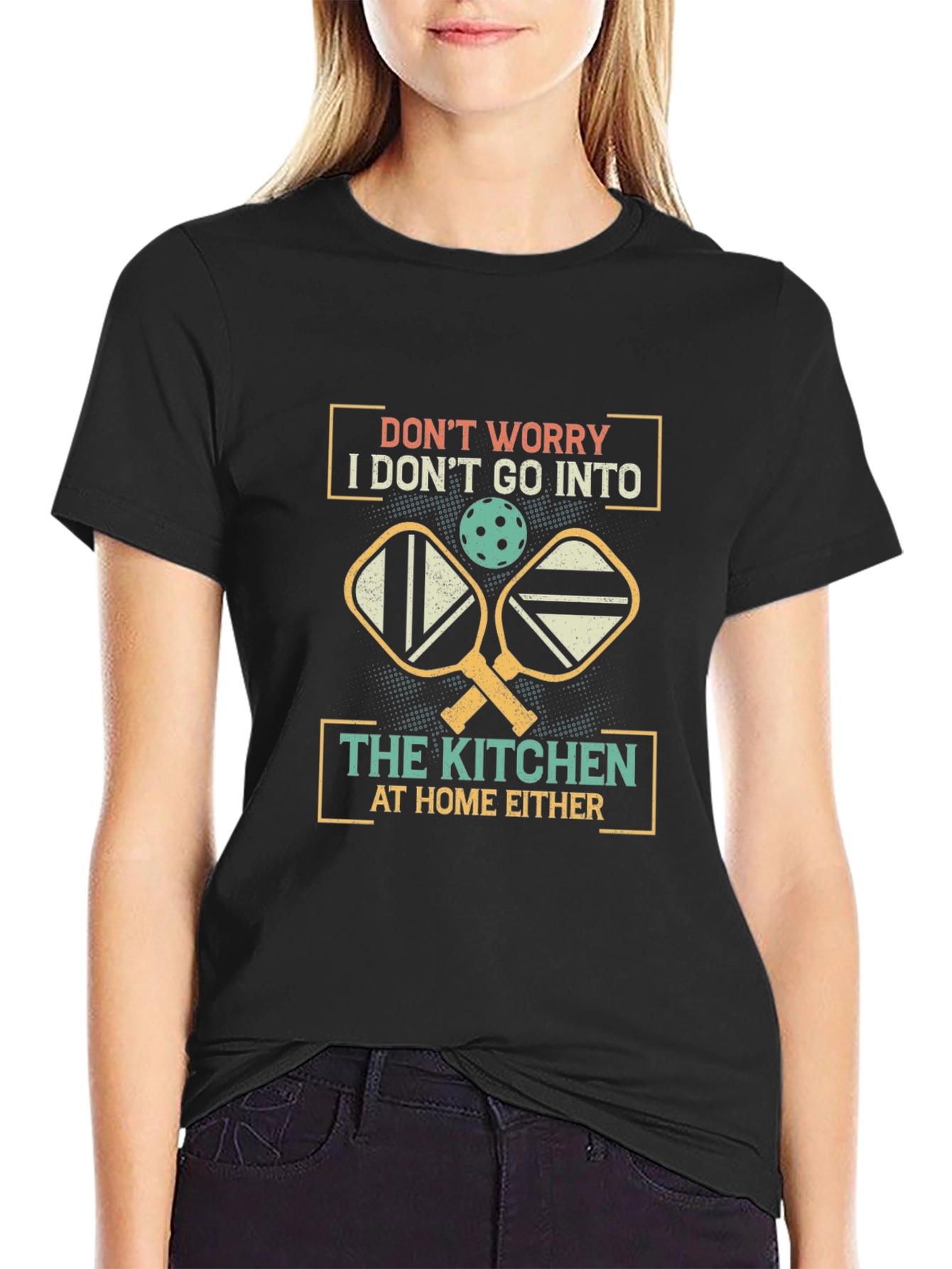 Funny Pickleball T-Shirt - Kitchen Humor